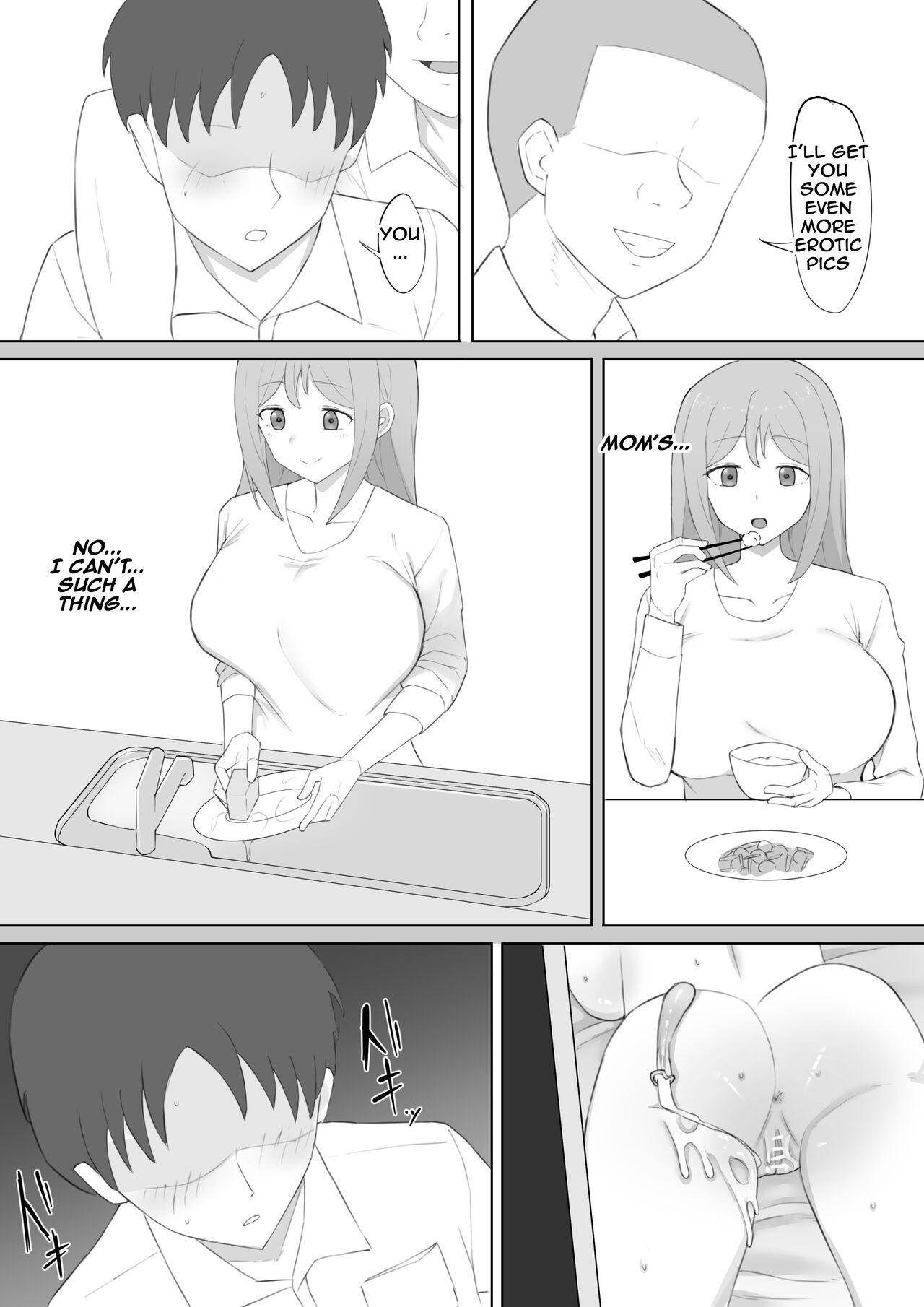 [Muripoyo]Odosare Haha | Blackmailed Mother[English] Page 24