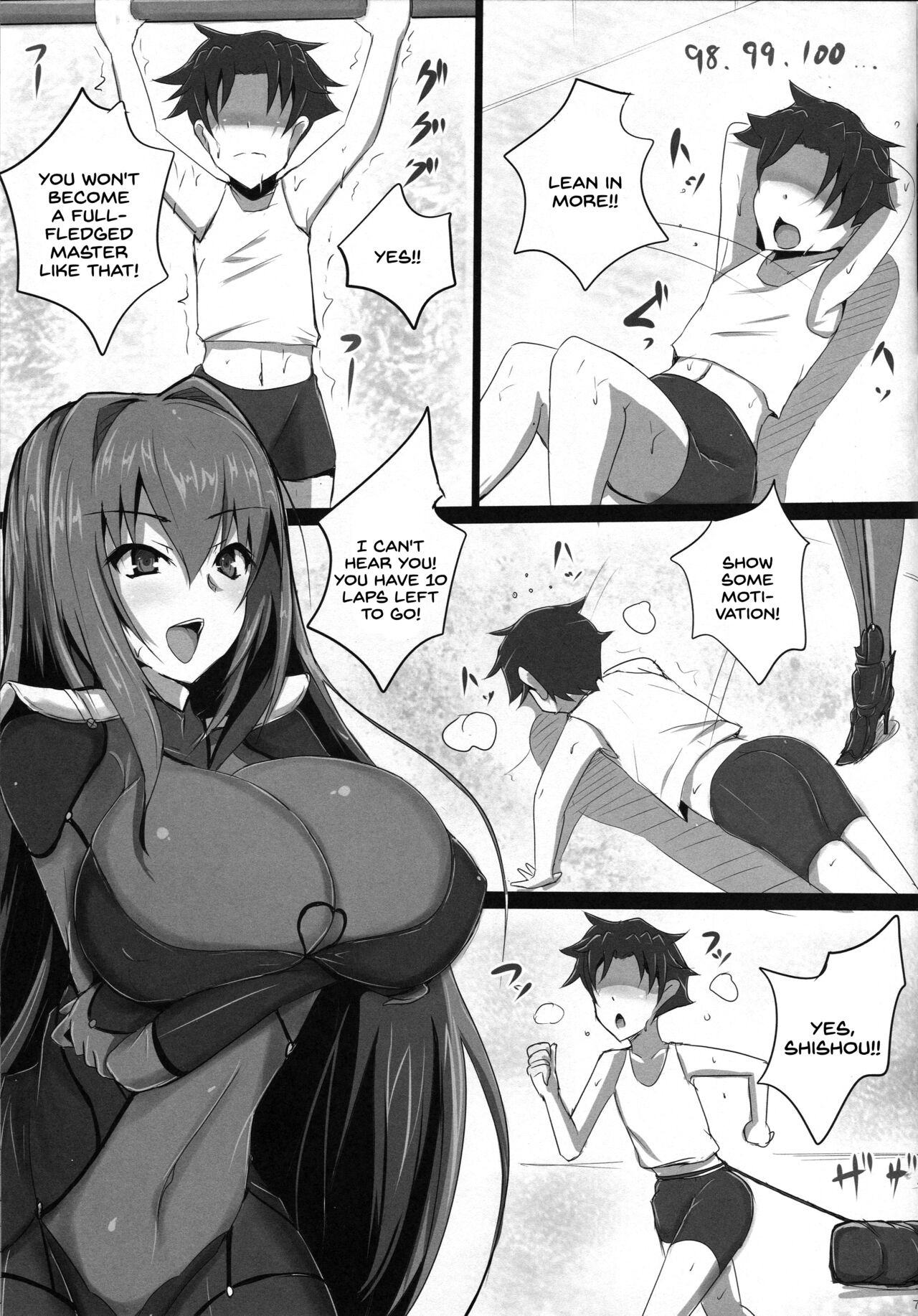 (C95) [Yuzuponz (Jiseki)]Scathach Shishou no Celt Shiki SEX Training(Fate/Grand Order) [English] [SDTLs] Page 6
