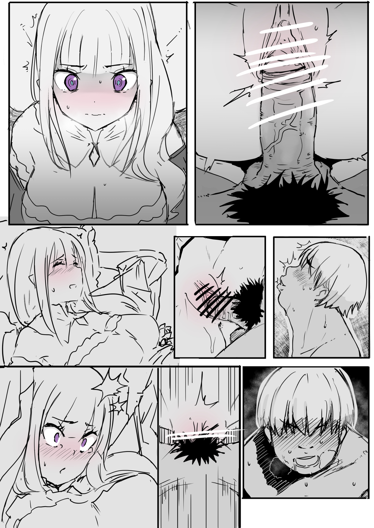 [Oninarasu]EMT(NTR 1 - 4 & Extras)(01/26/2024)(Re: Zero kara Hajimeru Isekai Seikatsu) Page 7