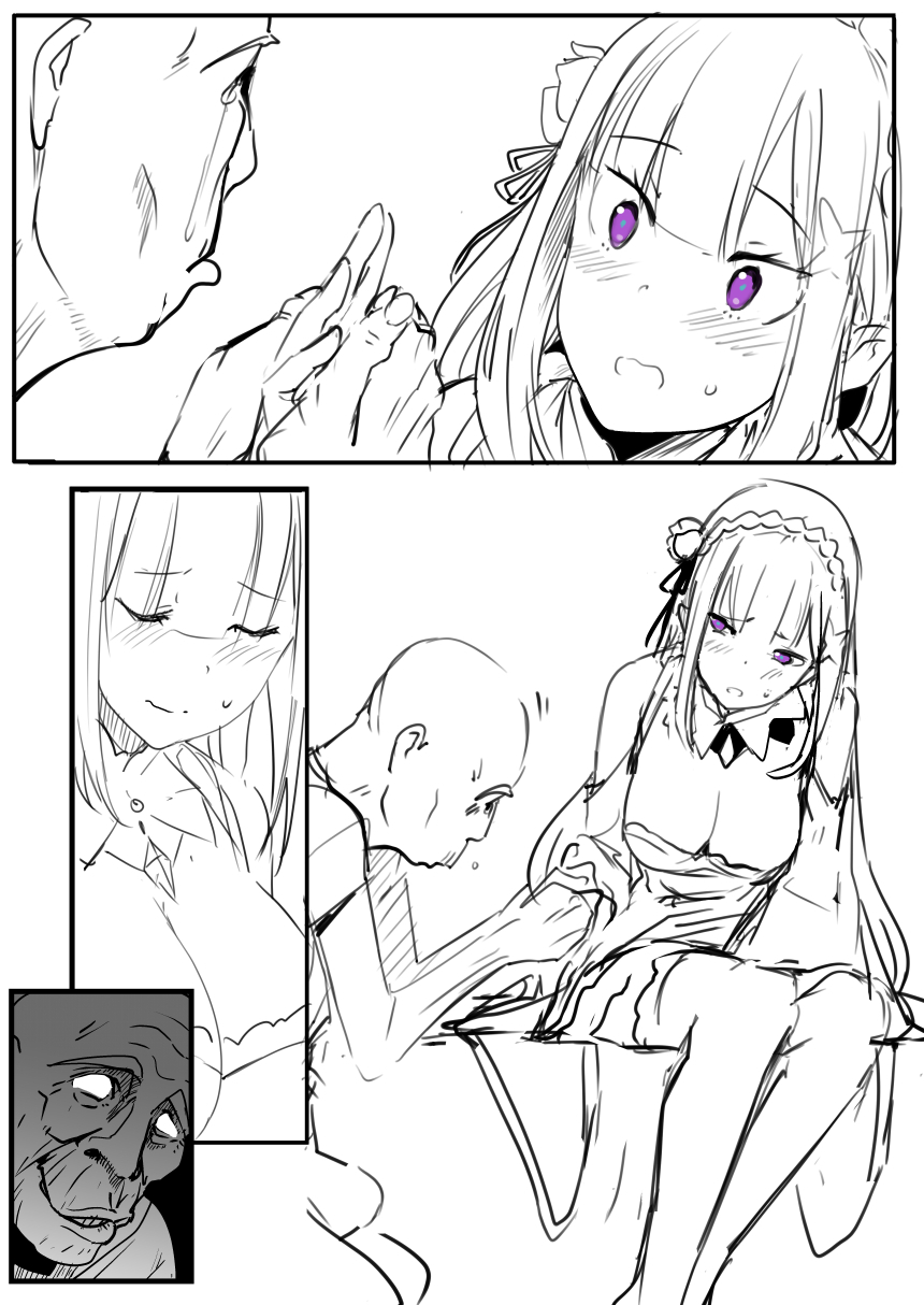 [Oninarasu]EMT(NTR 1 - 4 & Extras)(01/26/2024)(Re: Zero kara Hajimeru Isekai Seikatsu) Page 70