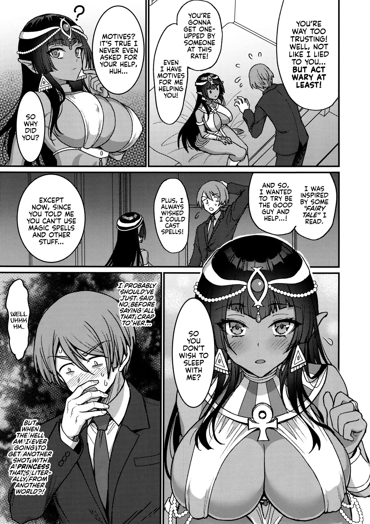 (C103) [Yohsyuan (Son Yohsyu)]Muchi Muchi Kasshoku Oujo to Yarimakuri Dousei Seikatsu | Non-stop Fucking at Home With This Dummy Thicc Chocolate Princess[English] [Kyuume] Page 10