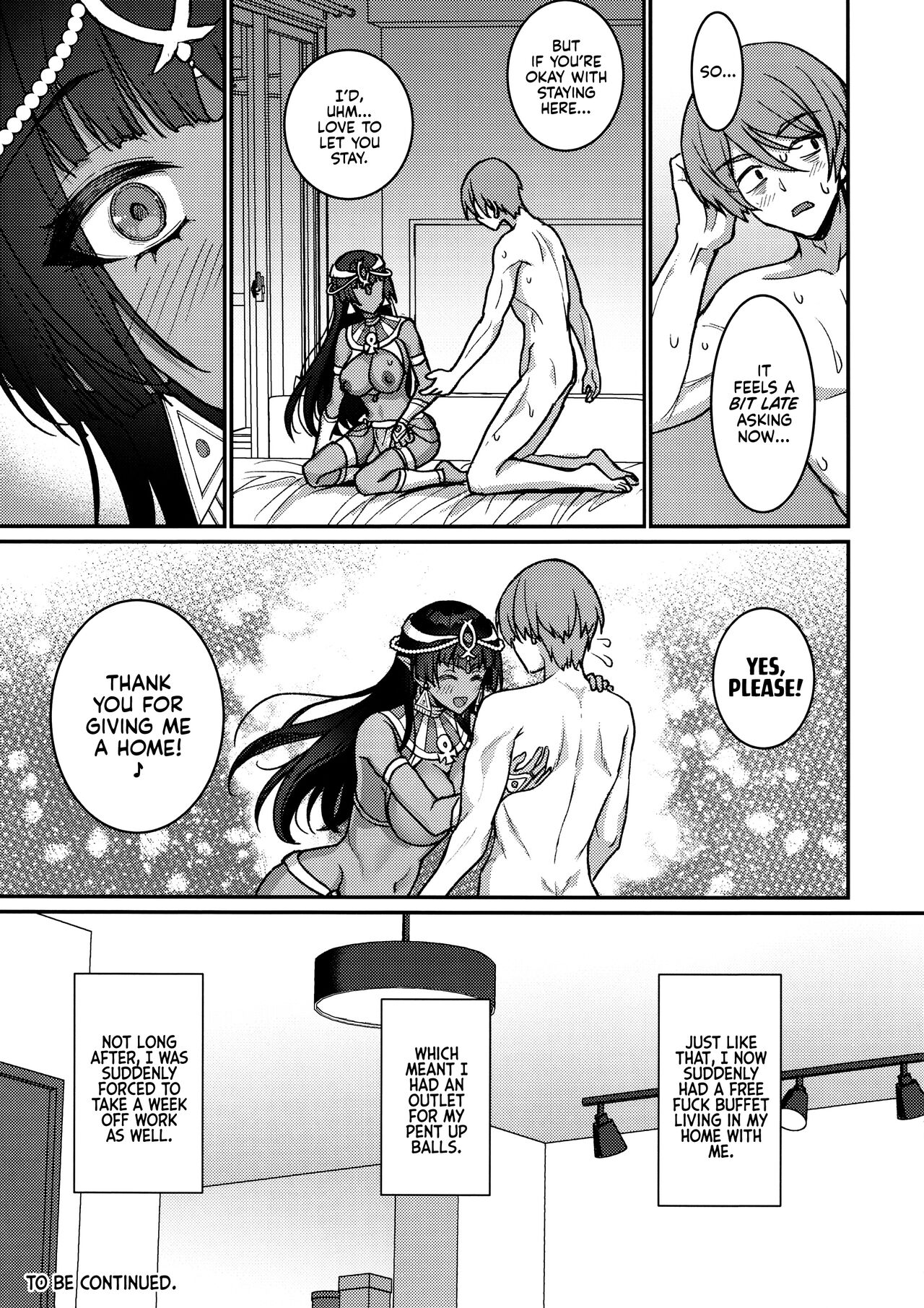 (C103) [Yohsyuan (Son Yohsyu)]Muchi Muchi Kasshoku Oujo to Yarimakuri Dousei Seikatsu | Non-stop Fucking at Home With This Dummy Thicc Chocolate Princess[English] [Kyuume] Page 24