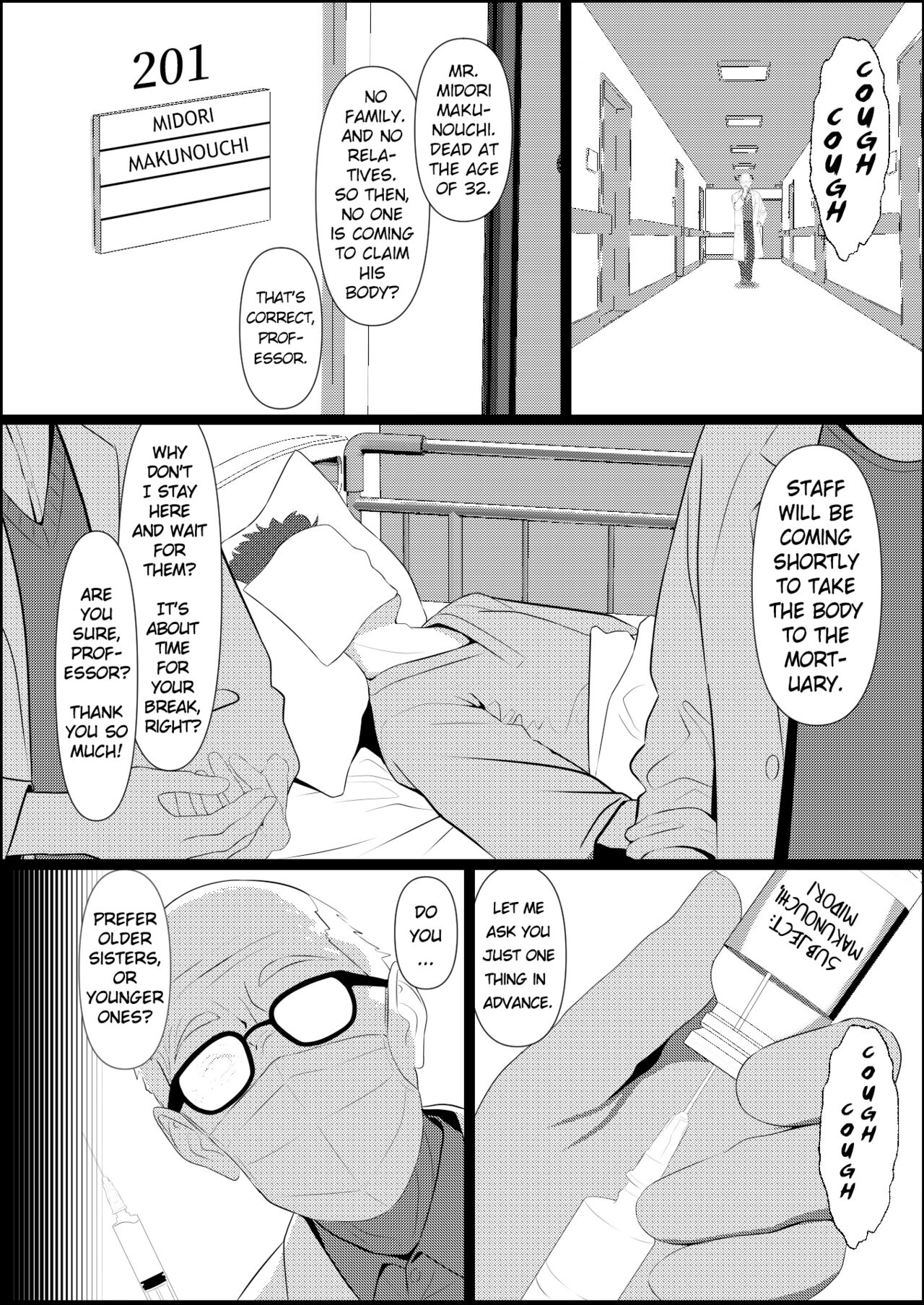 [Oden Ohgan (TuriSasu)]Bocchi de Shinda Ore ga Bishoujo Nurse ni Natta Hanashi | The Story of How I Died Alone and Became a Sexy Nurse[English] [Tiftl] [Digital] Page 4