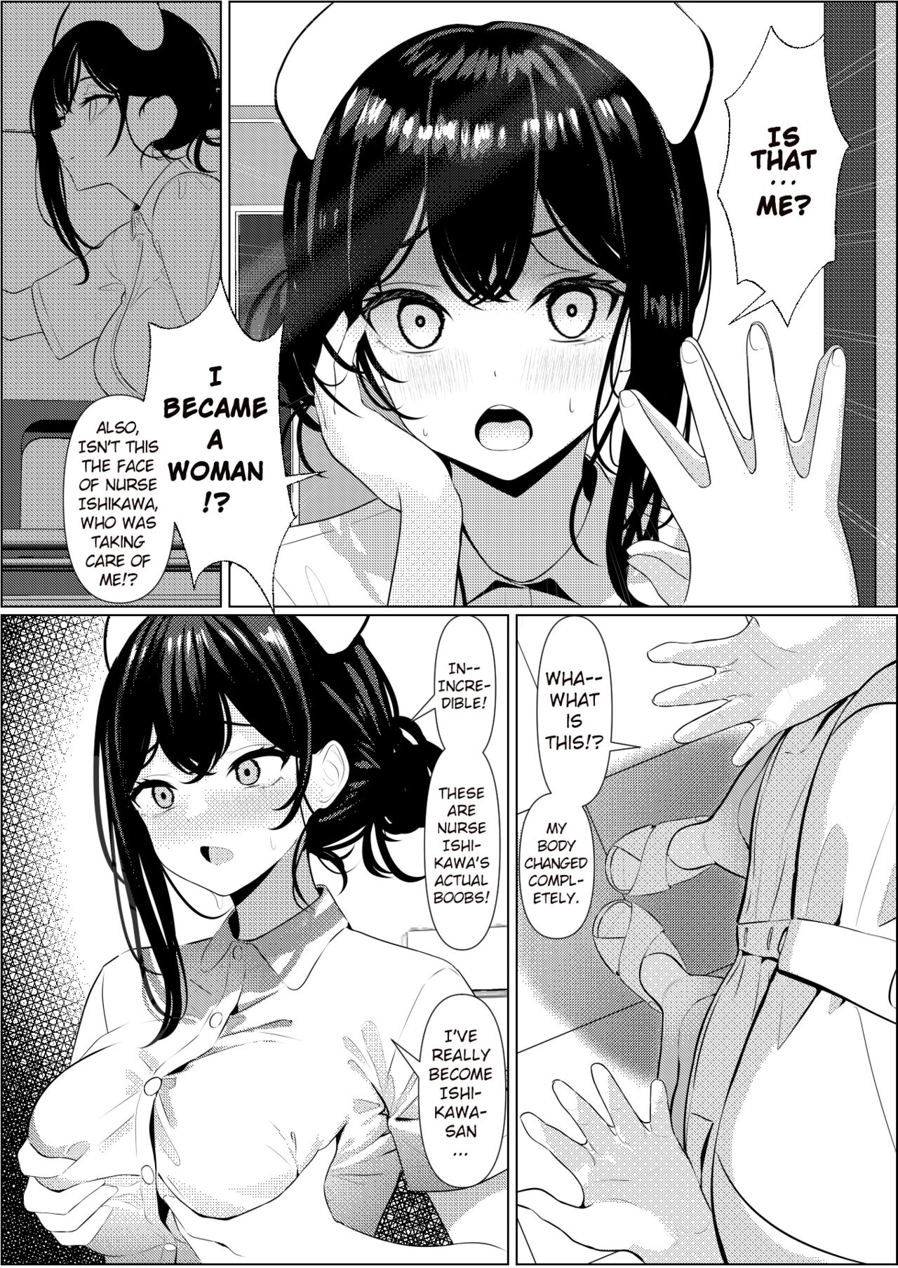 [Oden Ohgan (TuriSasu)]Bocchi de Shinda Ore ga Bishoujo Nurse ni Natta Hanashi | The Story of How I Died Alone and Became a Sexy Nurse[English] [Tiftl] [Digital] Page 6