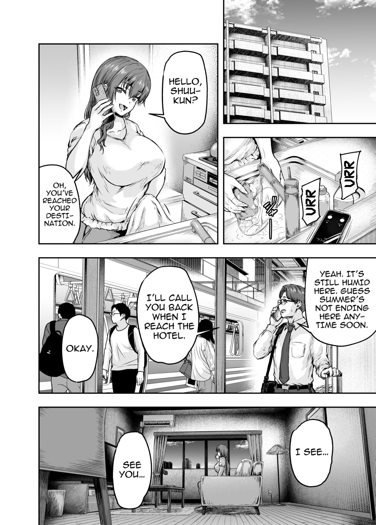 [Sazareito (Ohnaka Ito)]Watashi... Kaerare Chaimashita. 3 -AroThir OL ga Yarichin Daigakusei-tachi no Chinpo ni Dohamari suru made-[English] [SquigglesJPTeam] Page 13