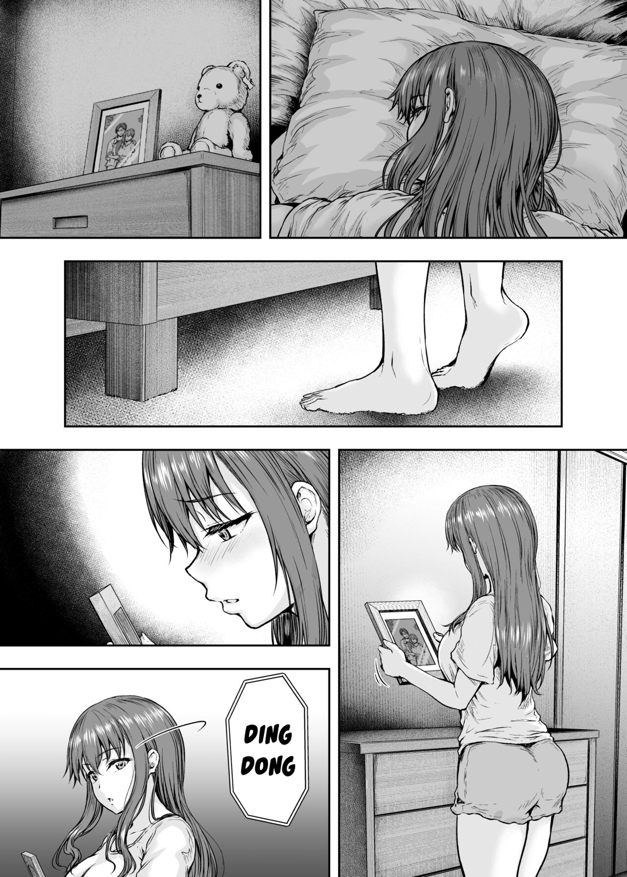 [Sazareito (Ohnaka Ito)]Watashi... Kaerare Chaimashita. 3 -AroThir OL ga Yarichin Daigakusei-tachi no Chinpo ni Dohamari suru made-[English] [SquigglesJPTeam] Page 32