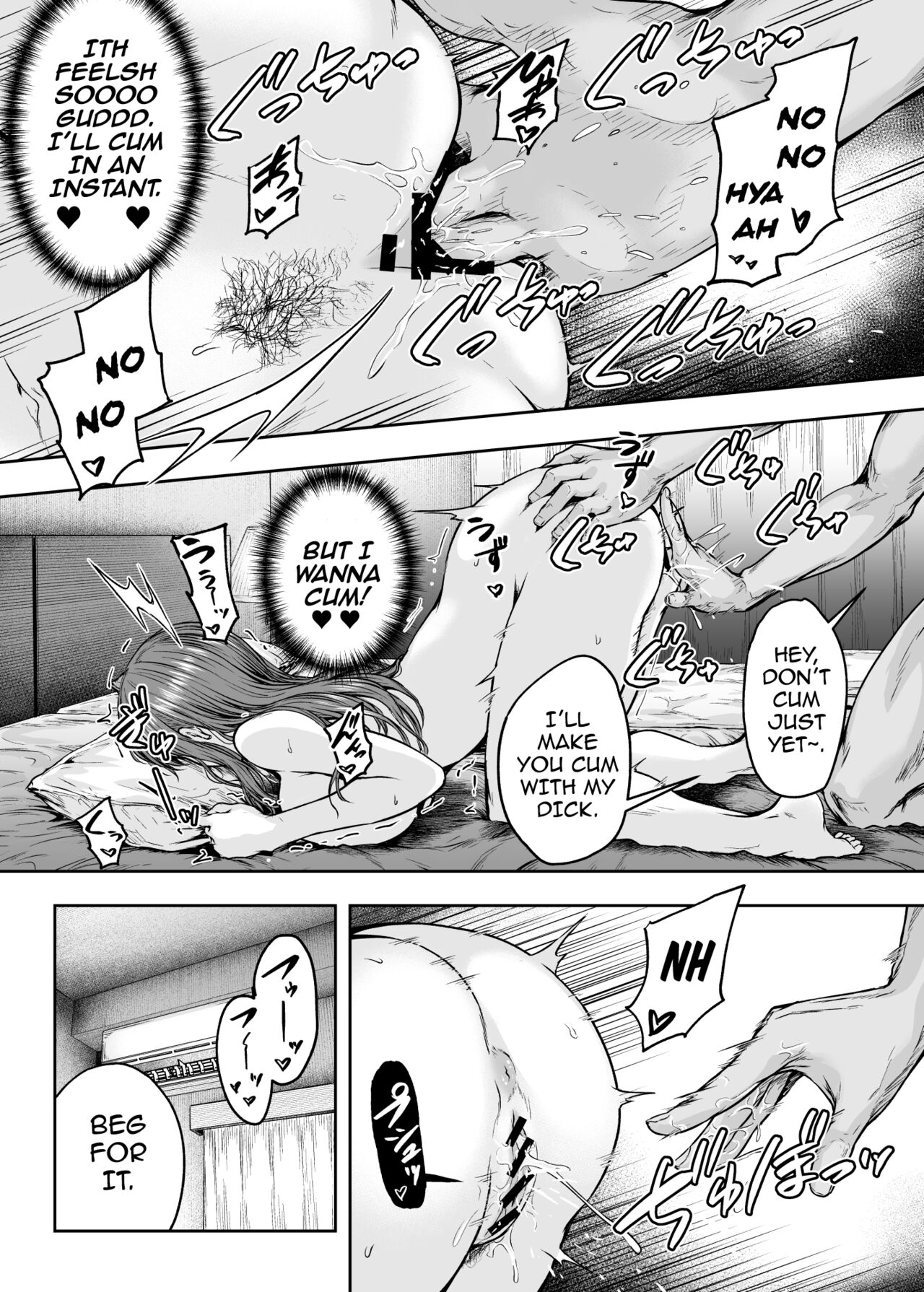 [Sazareito (Ohnaka Ito)]Watashi... Kaerare Chaimashita. 3 -AroThir OL ga Yarichin Daigakusei-tachi no Chinpo ni Dohamari suru made-[English] [SquigglesJPTeam] Page 46