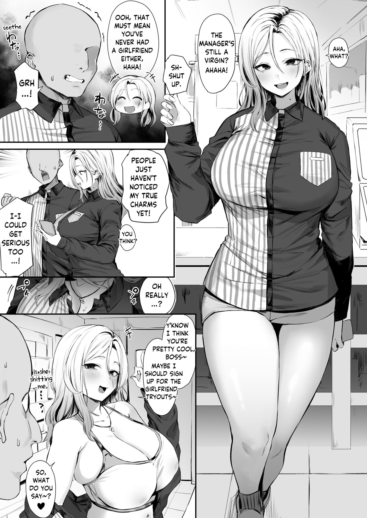 [Hotate-chan]Nikushoku-kei Yurufuwa Gyaru | Chill Maneater Gyaru[English] [SaLamiLid] Page 1