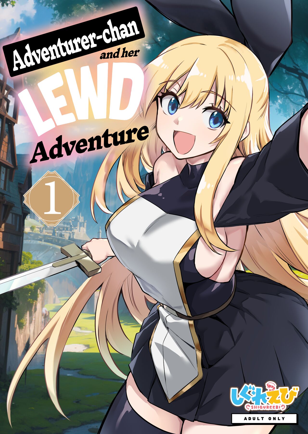 [Shigure Ebi (LeftHand)]Boukensha-chan to Ecchi na Bouken 1 | Adventurer-chan and her Lewd Adventure Vol. 1[English] [head empty] [Digital] Page 1