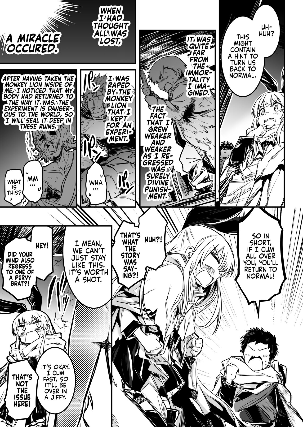 [Shigure Ebi (LeftHand)]Boukensha-chan to Ecchi na Bouken 1 | Adventurer-chan and her Lewd Adventure Vol. 1[English] [head empty] [Digital] Page 100