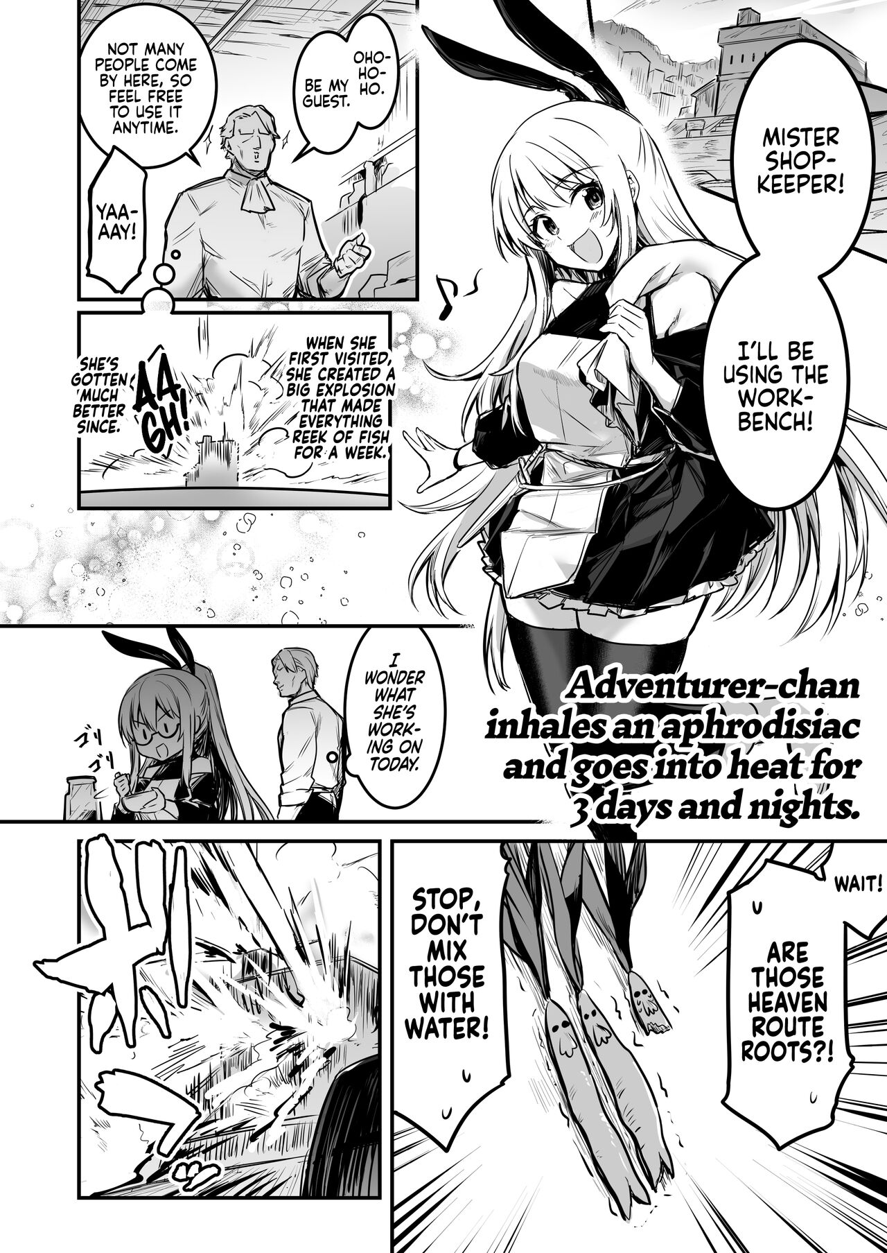 [Shigure Ebi (LeftHand)]Boukensha-chan to Ecchi na Bouken 1 | Adventurer-chan and her Lewd Adventure Vol. 1[English] [head empty] [Digital] Page 23