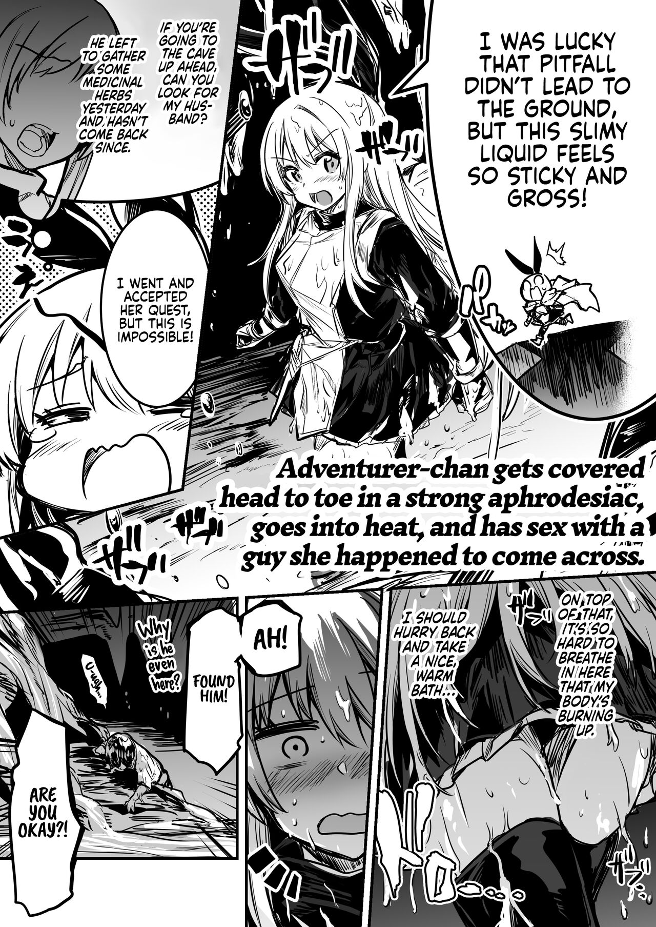 [Shigure Ebi (LeftHand)]Boukensha-chan to Ecchi na Bouken 1 | Adventurer-chan and her Lewd Adventure Vol. 1[English] [head empty] [Digital] Page 44