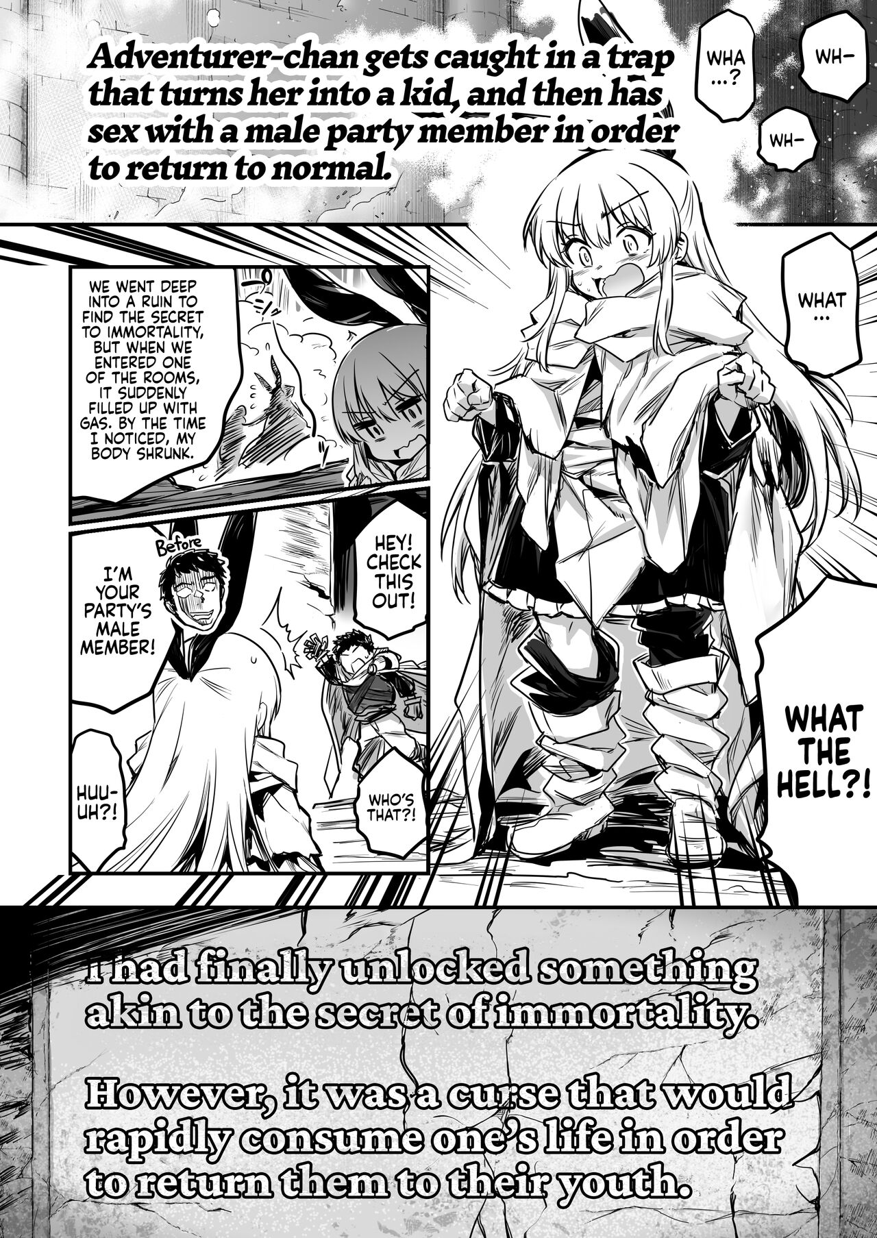 [Shigure Ebi (LeftHand)]Boukensha-chan to Ecchi na Bouken 1 | Adventurer-chan and her Lewd Adventure Vol. 1[English] [head empty] [Digital] Page 99