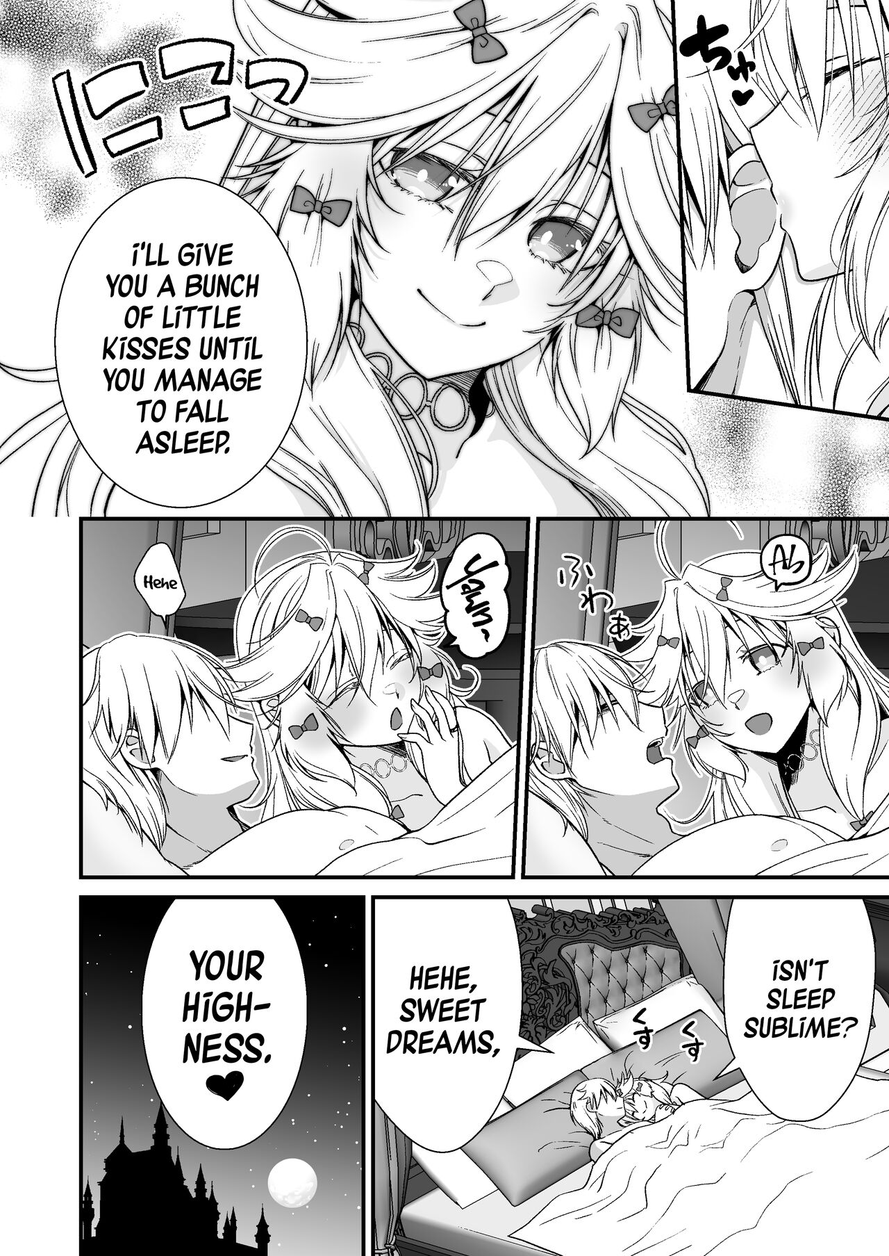 [Whisp (Ariichi Kyuu)]Nemuri Hime no, Mucchimuchi na Karada de Shasei no Osewa shite Morau | Let A Sleeping Princess Care For Your Ejaculation Needs With Her Voluptuous Body[English] [A Cool Person] [Digital] Page 34