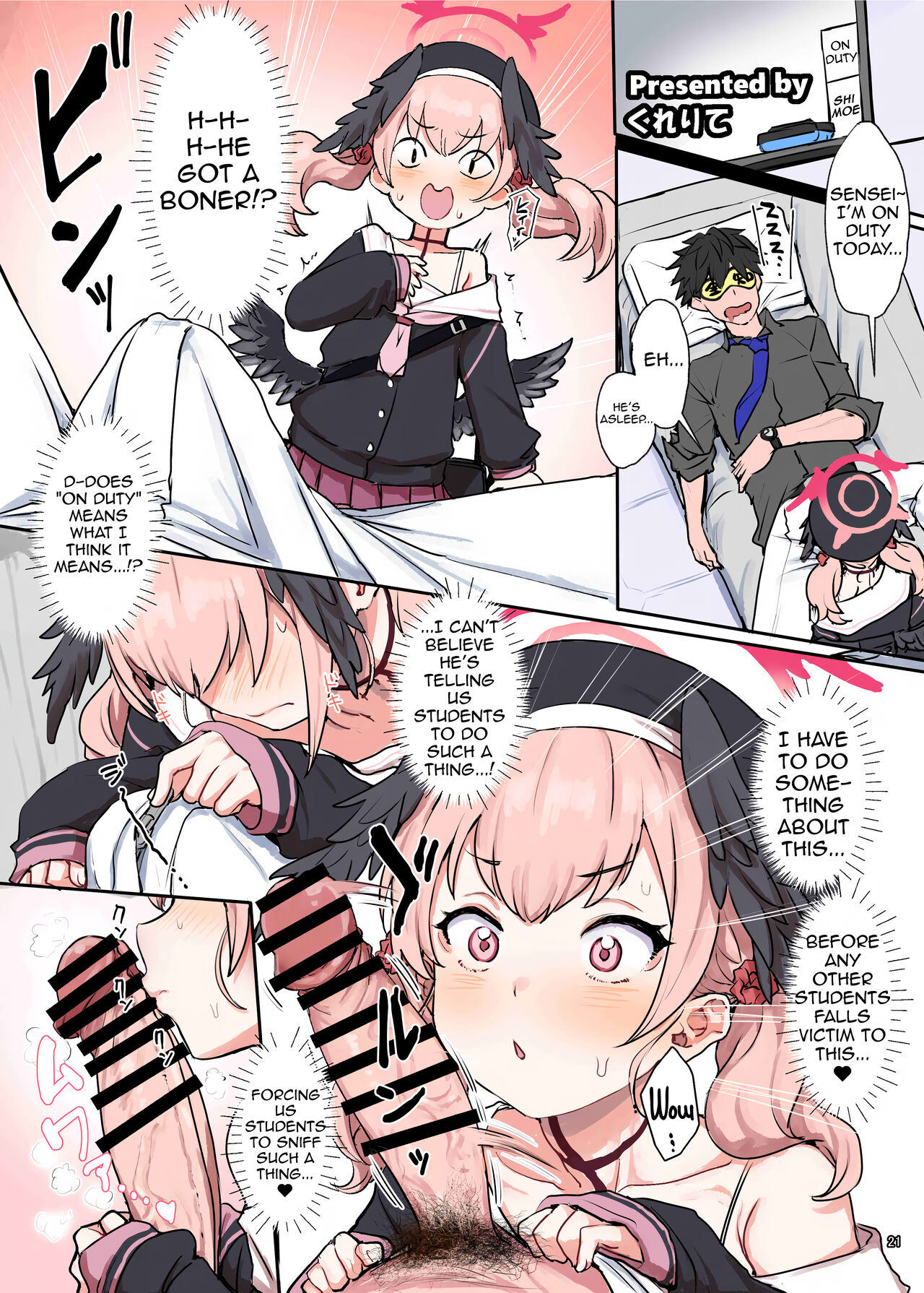 [Kakuzatou (Various)]BluArch Icha Love Ero Goudou "Zetsurin Taisai"(Blue Archive) [English] [Shiririn] [Digital] Page 23