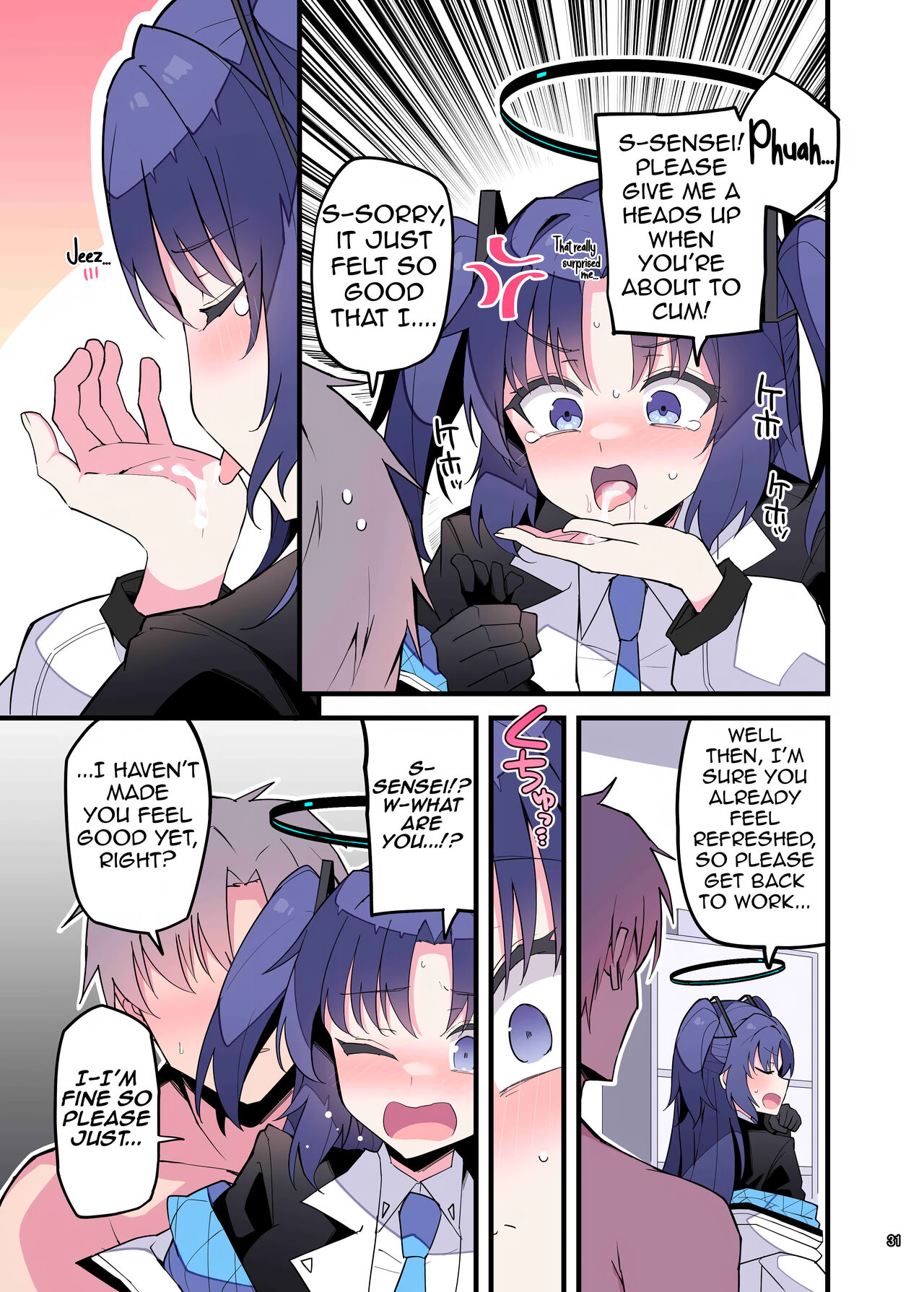 [Kakuzatou (Various)]BluArch Icha Love Ero Goudou "Zetsurin Taisai"(Blue Archive) [English] [Shiririn] [Digital] Page 33