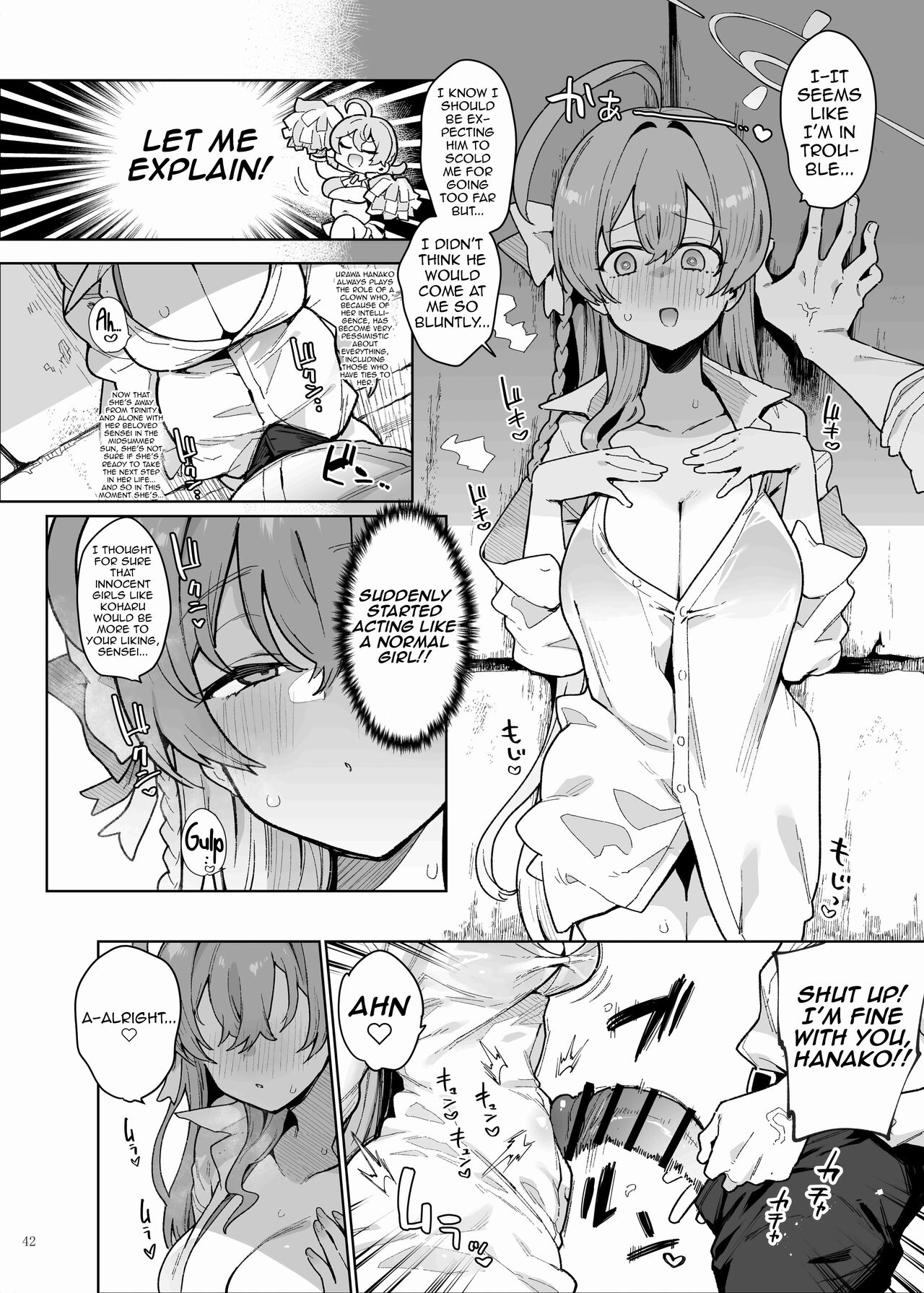 [Kakuzatou (Various)]BluArch Icha Love Ero Goudou "Zetsurin Taisai"(Blue Archive) [English] [Shiririn] [Digital] Page 44