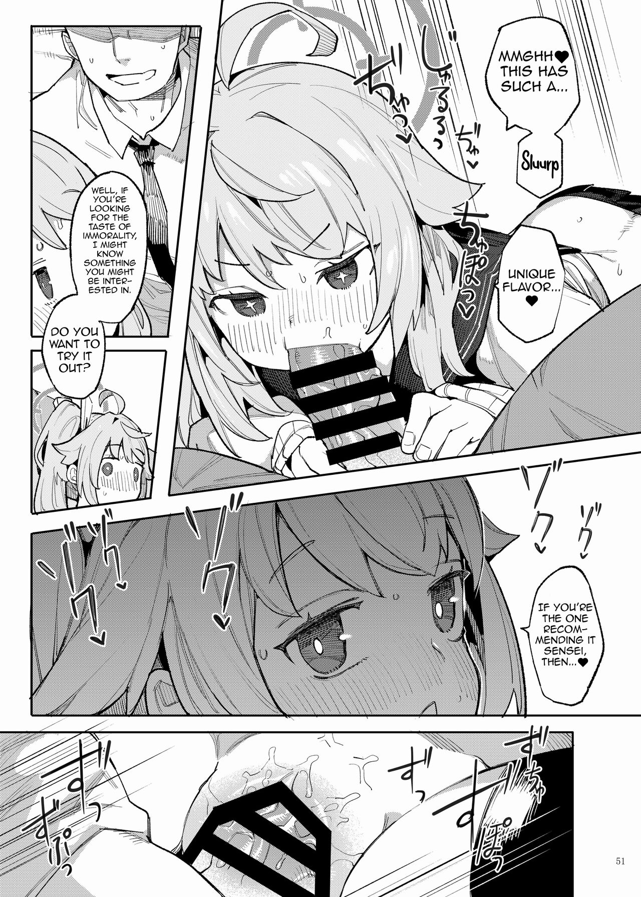 [Kakuzatou (Various)]BluArch Icha Love Ero Goudou "Zetsurin Taisai"(Blue Archive) [English] [Shiririn] [Digital] Page 53