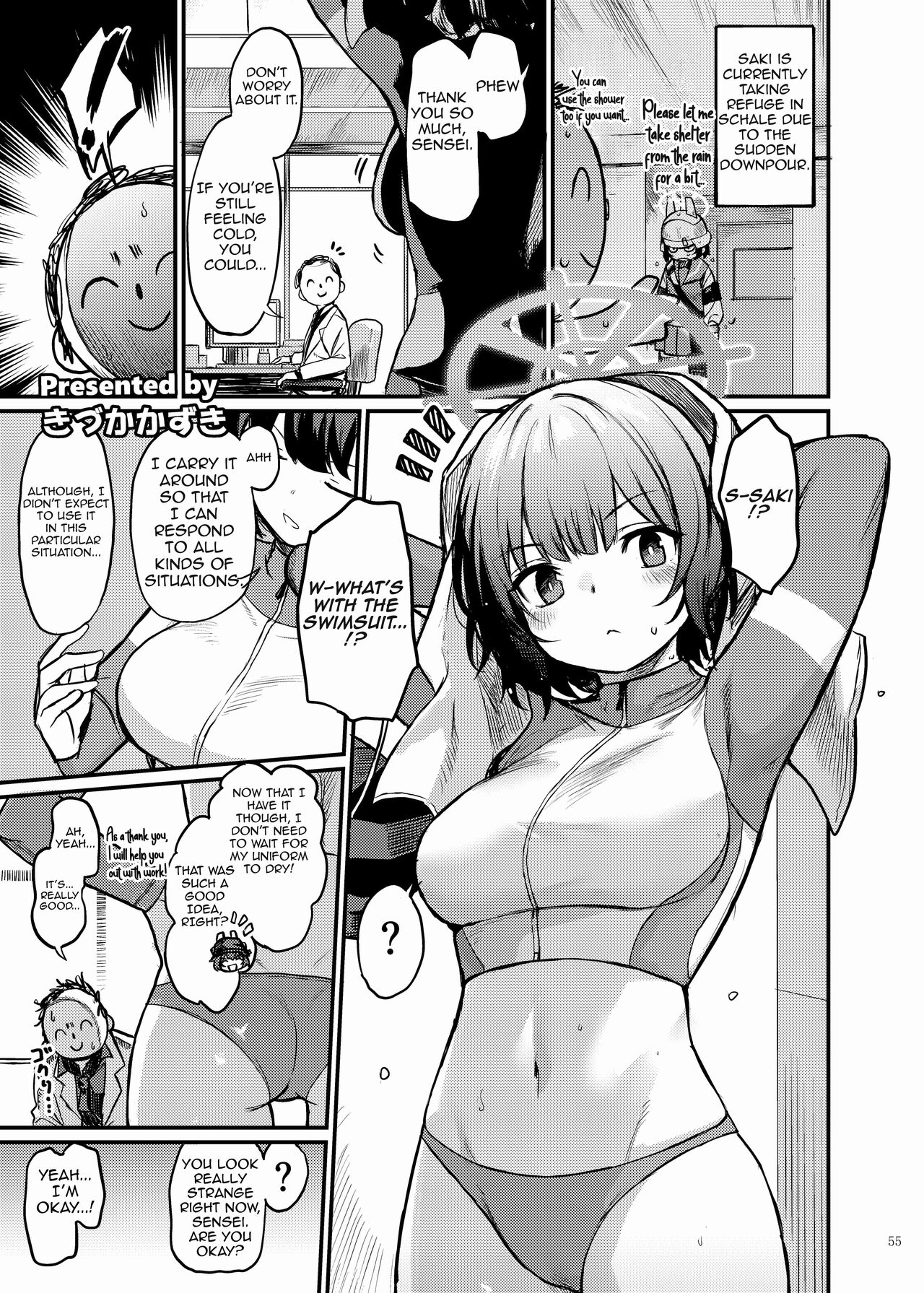 [Kakuzatou (Various)]BluArch Icha Love Ero Goudou "Zetsurin Taisai"(Blue Archive) [English] [Shiririn] [Digital] Page 57