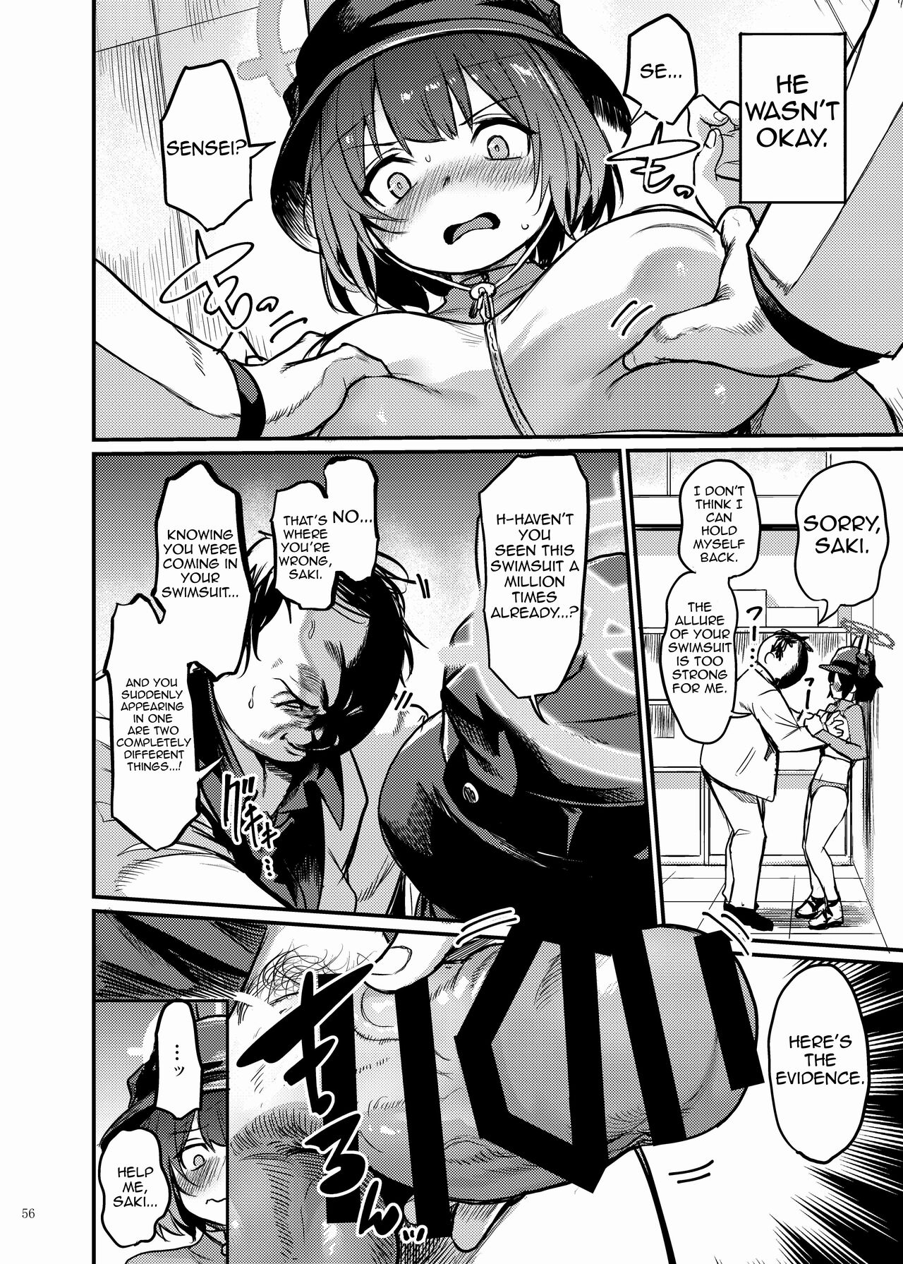 [Kakuzatou (Various)]BluArch Icha Love Ero Goudou "Zetsurin Taisai"(Blue Archive) [English] [Shiririn] [Digital] Page 58