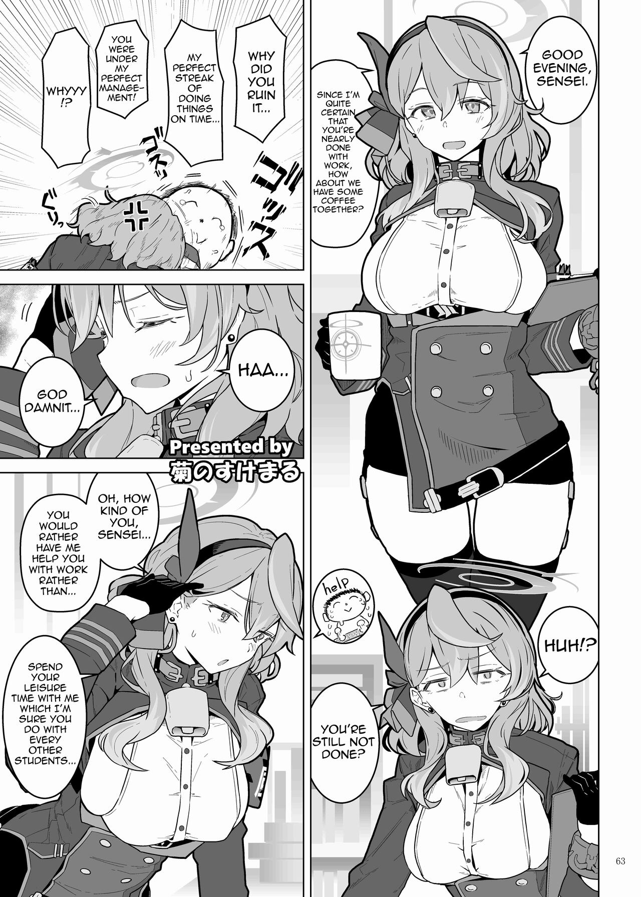 [Kakuzatou (Various)]BluArch Icha Love Ero Goudou "Zetsurin Taisai"(Blue Archive) [English] [Shiririn] [Digital] Page 65