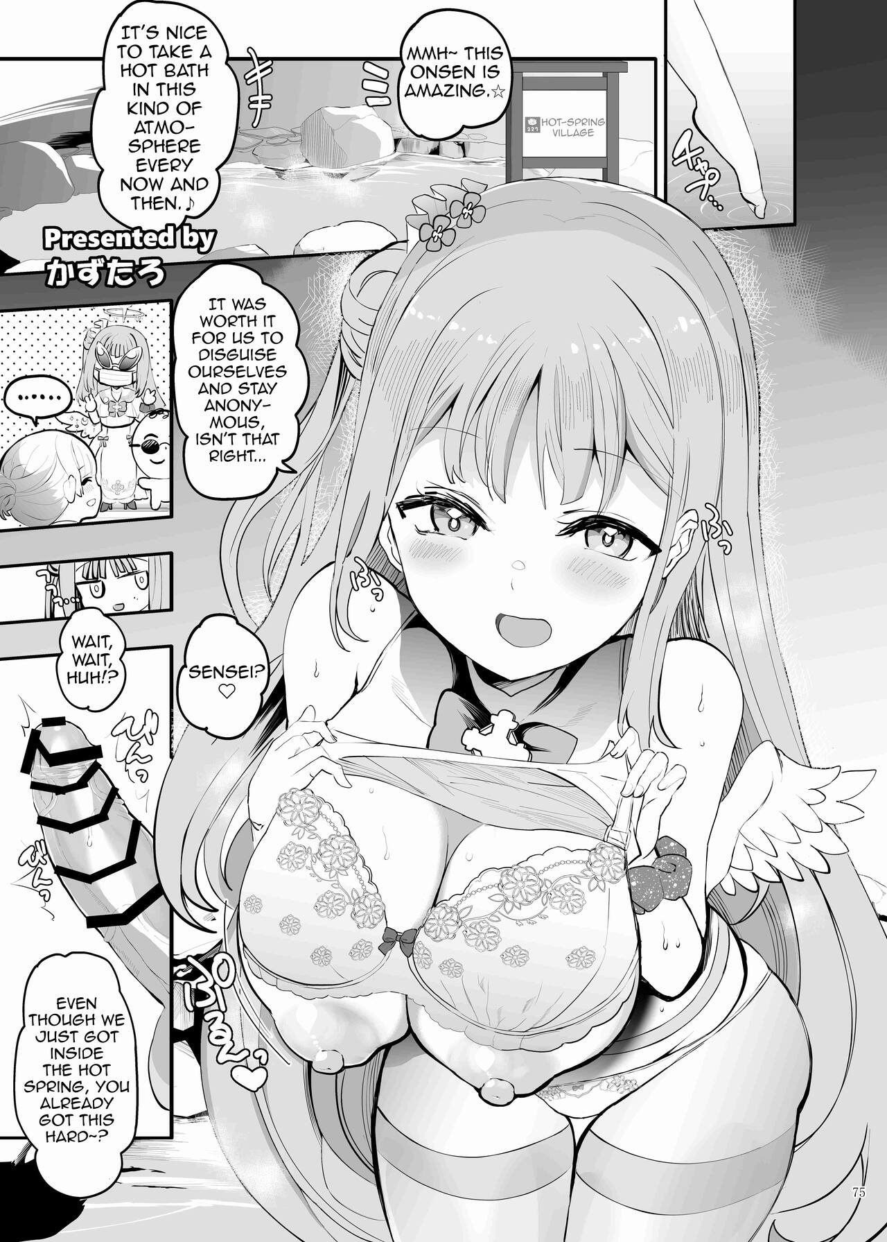 [Kakuzatou (Various)]BluArch Icha Love Ero Goudou "Zetsurin Taisai"(Blue Archive) [English] [Shiririn] [Digital] Page 77