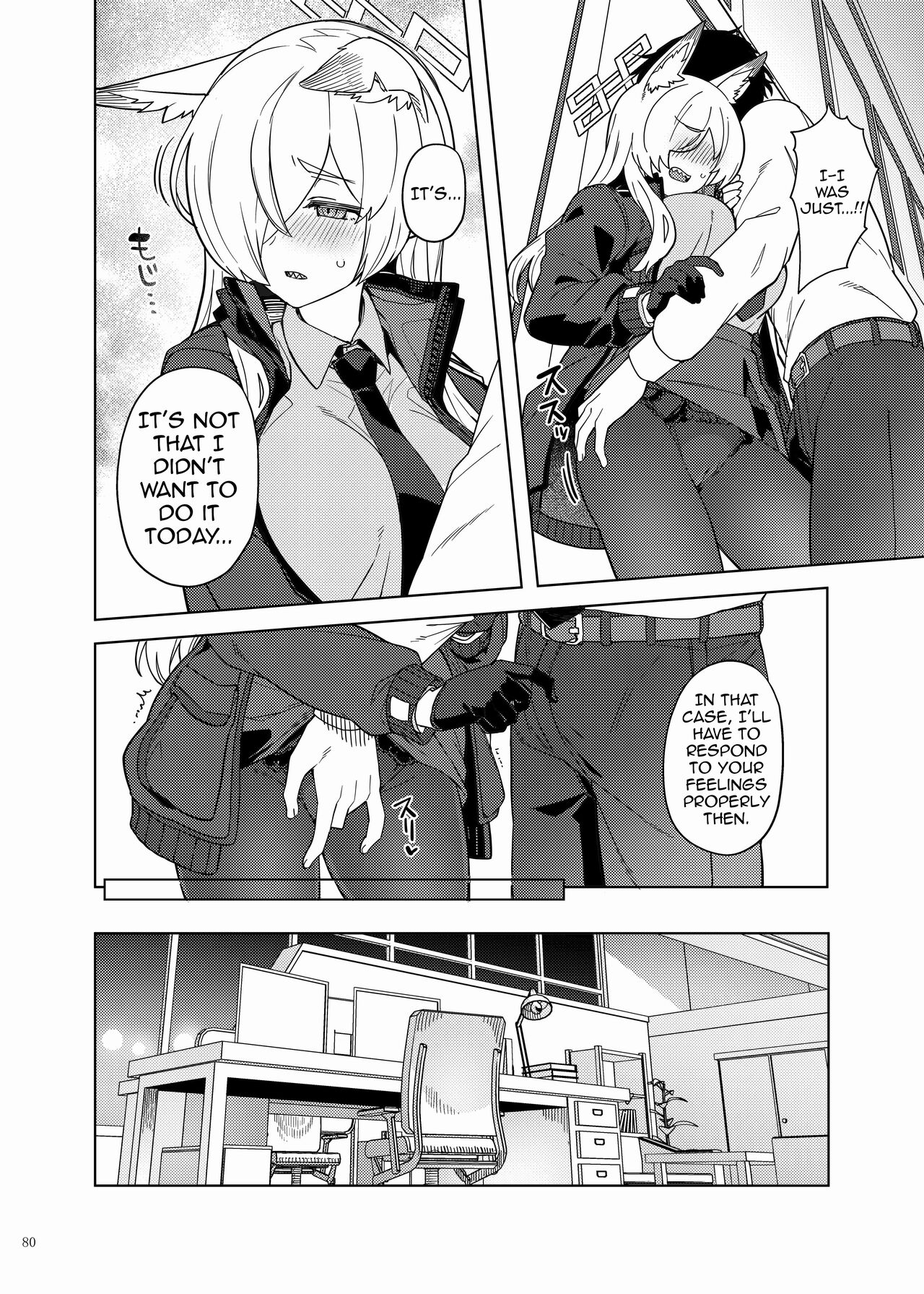 [Kakuzatou (Various)]BluArch Icha Love Ero Goudou "Zetsurin Taisai"(Blue Archive) [English] [Shiririn] [Digital] Page 82