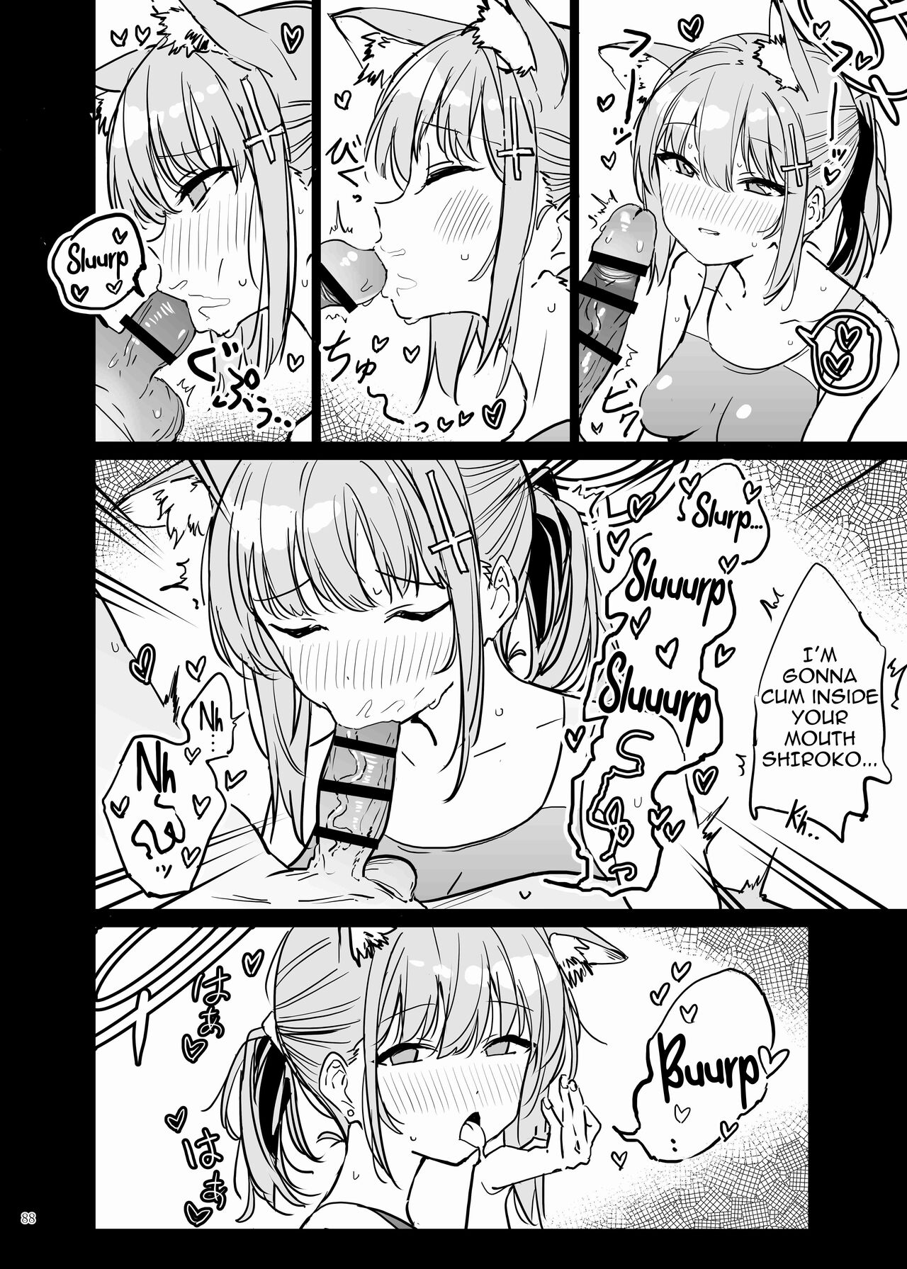 [Kakuzatou (Various)]BluArch Icha Love Ero Goudou "Zetsurin Taisai"(Blue Archive) [English] [Shiririn] [Digital] Page 90