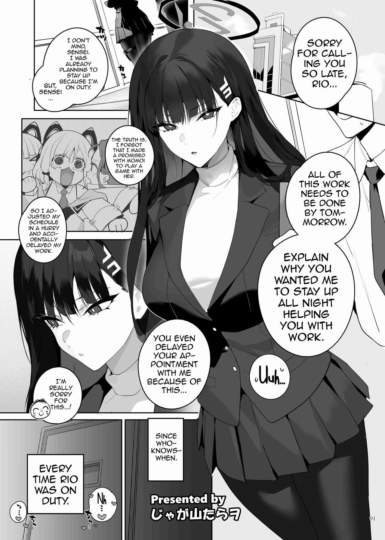 [Kakuzatou (Various)]BluArch Icha Love Ero Goudou "Zetsurin Taisai"(Blue Archive) [English] [Shiririn] [Digital] Page 93