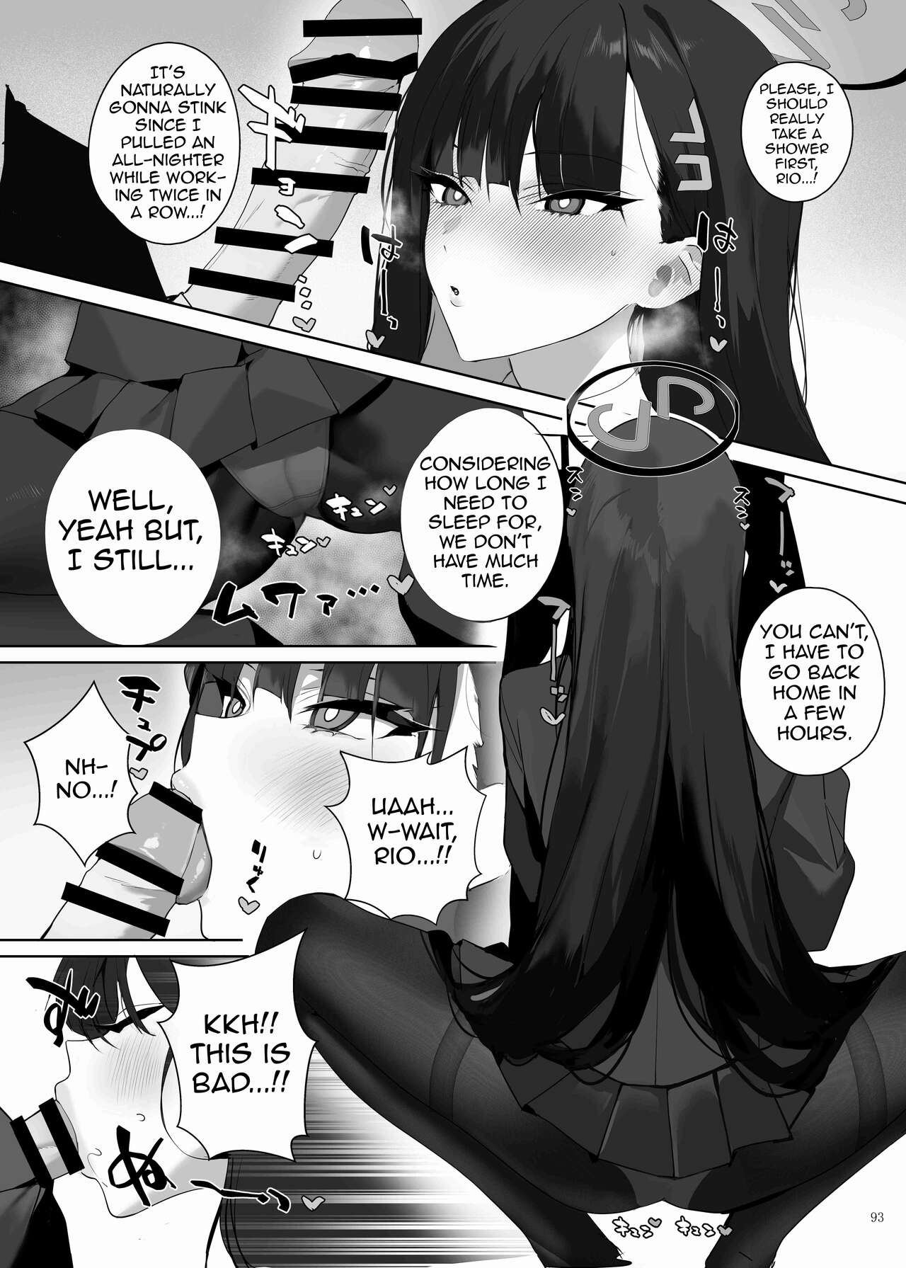[Kakuzatou (Various)]BluArch Icha Love Ero Goudou "Zetsurin Taisai"(Blue Archive) [English] [Shiririn] [Digital] Page 95