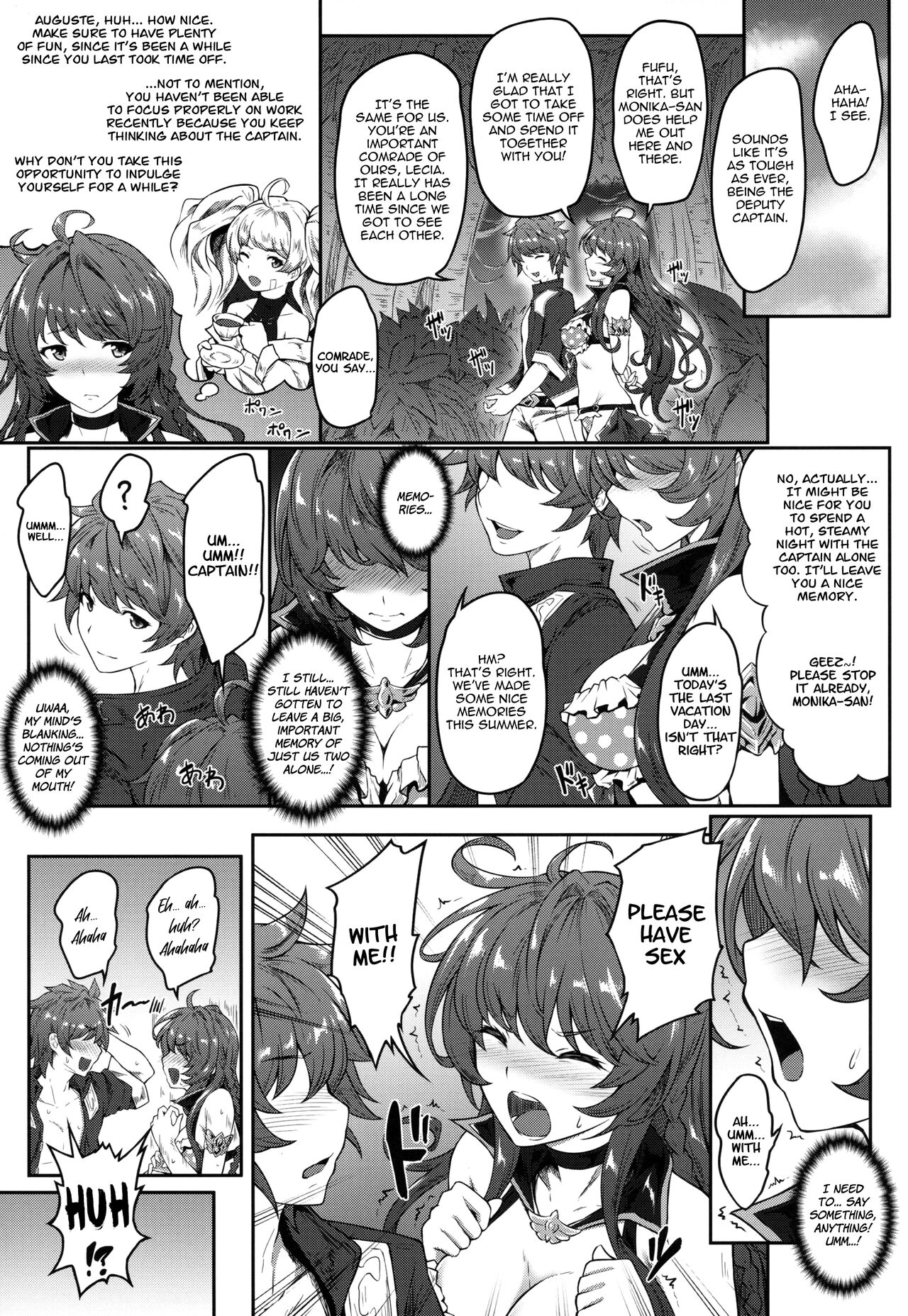 (C96) [e☆ALI-aL! (Ariesu Watanabe)]Danchou Love ~Lecia Summer~(Granblue Fantasy) [English] Page 5