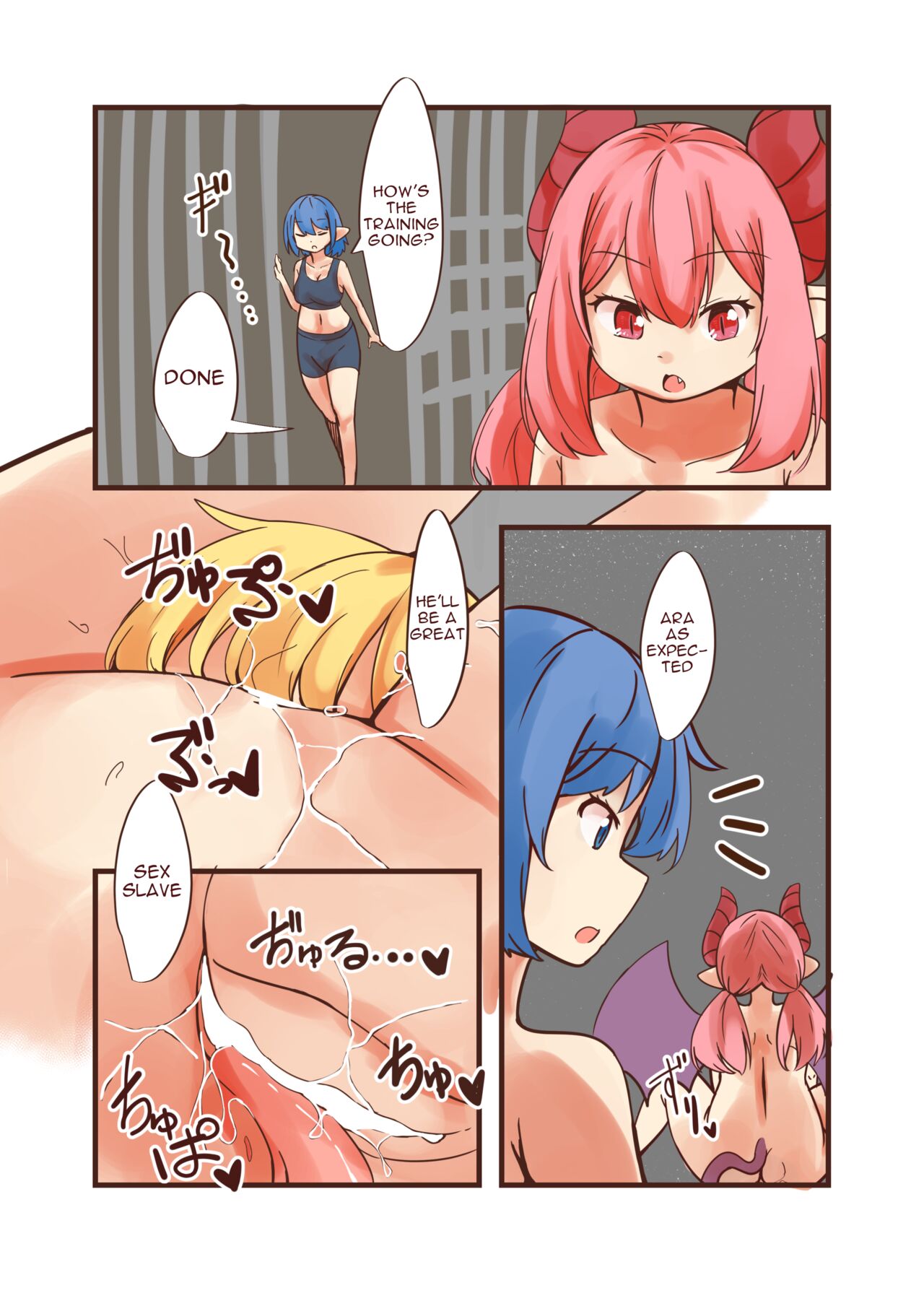 [Shinki Sakusei File Do-M]Succubus-sama Wakarase Ganmen Kijou Sakusei | Succubus-sama Teaches with Facesitting and Squeezing Semen[English] Page 34