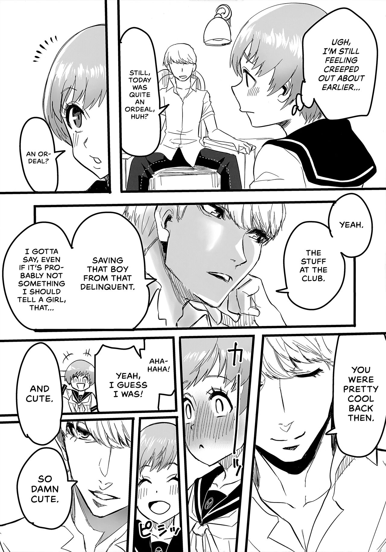 (C101) [Kurohamya (Kurosu)]Shuugaku Ryokou Comyu & Coop | Field Trip Report: Communication & Co-op(Persona 4, Persona 5) [English] [head empty] Page 18