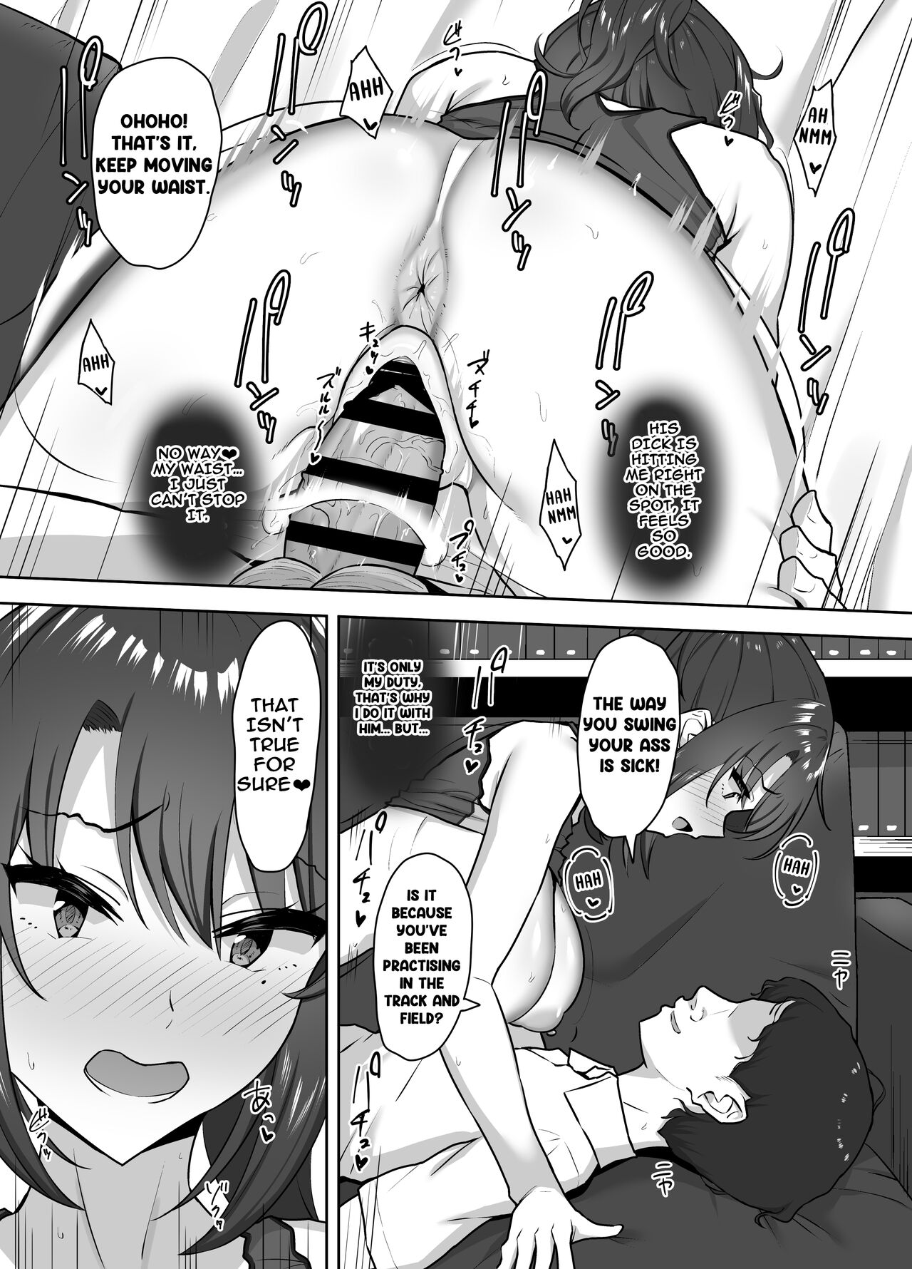 [Mocchimochiya (caruta)]Bukatsu-go wa Seishori Gakari -Kanojo no Hajimete wa Boku no Mono- | After Club Activity Sexual Need's Handler Her First Time is Mine[English] Page 40