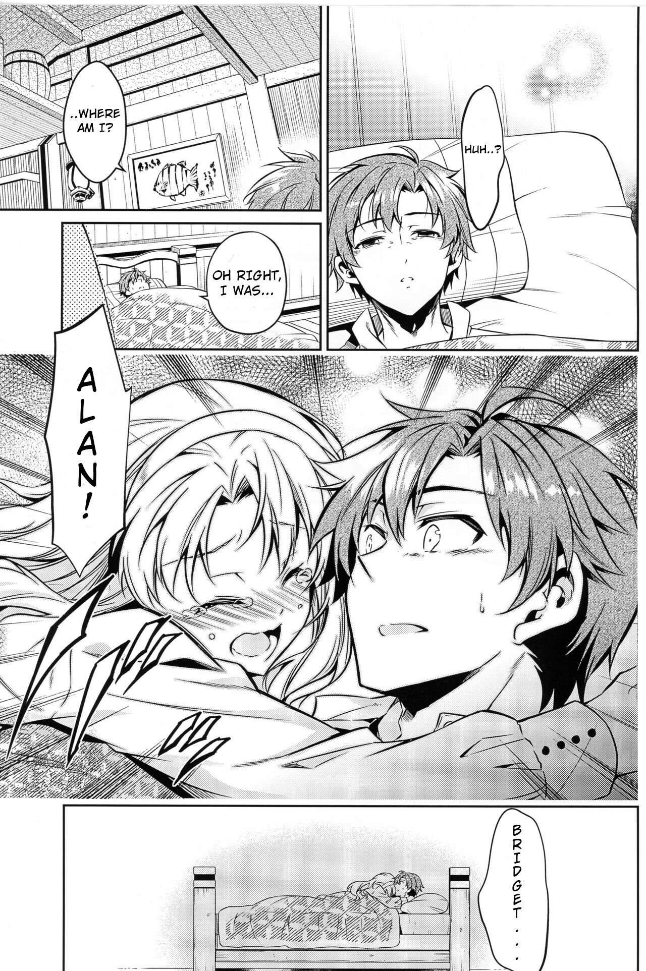 [Sagano Line (Bittsu)]Affection & Blessing ~Alan to Bridget~(The Legend of Heroes: Trails of Cold Steel) [English] [Incomplete] Page 14