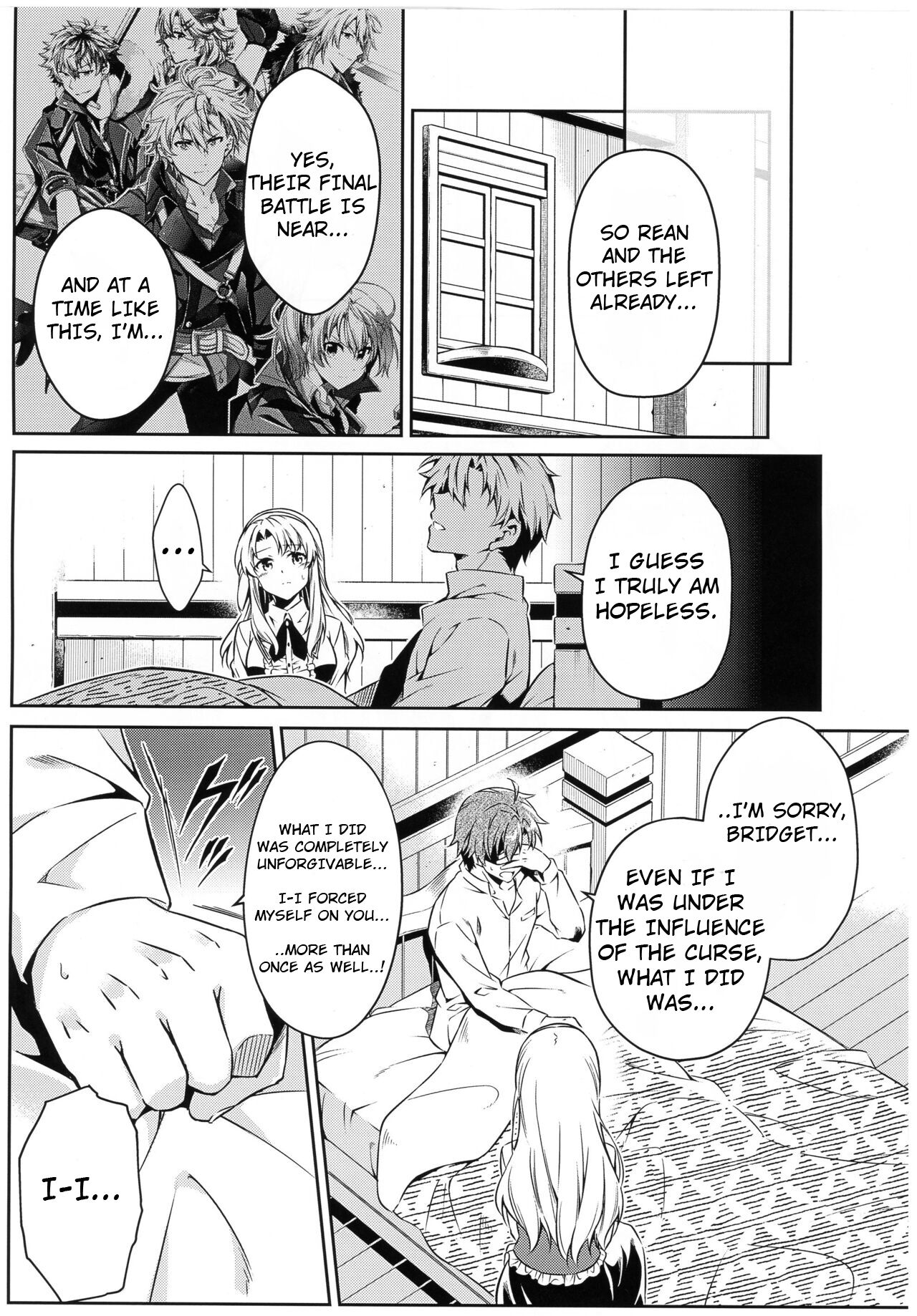 [Sagano Line (Bittsu)]Affection & Blessing ~Alan to Bridget~(The Legend of Heroes: Trails of Cold Steel) [English] [Incomplete] Page 15