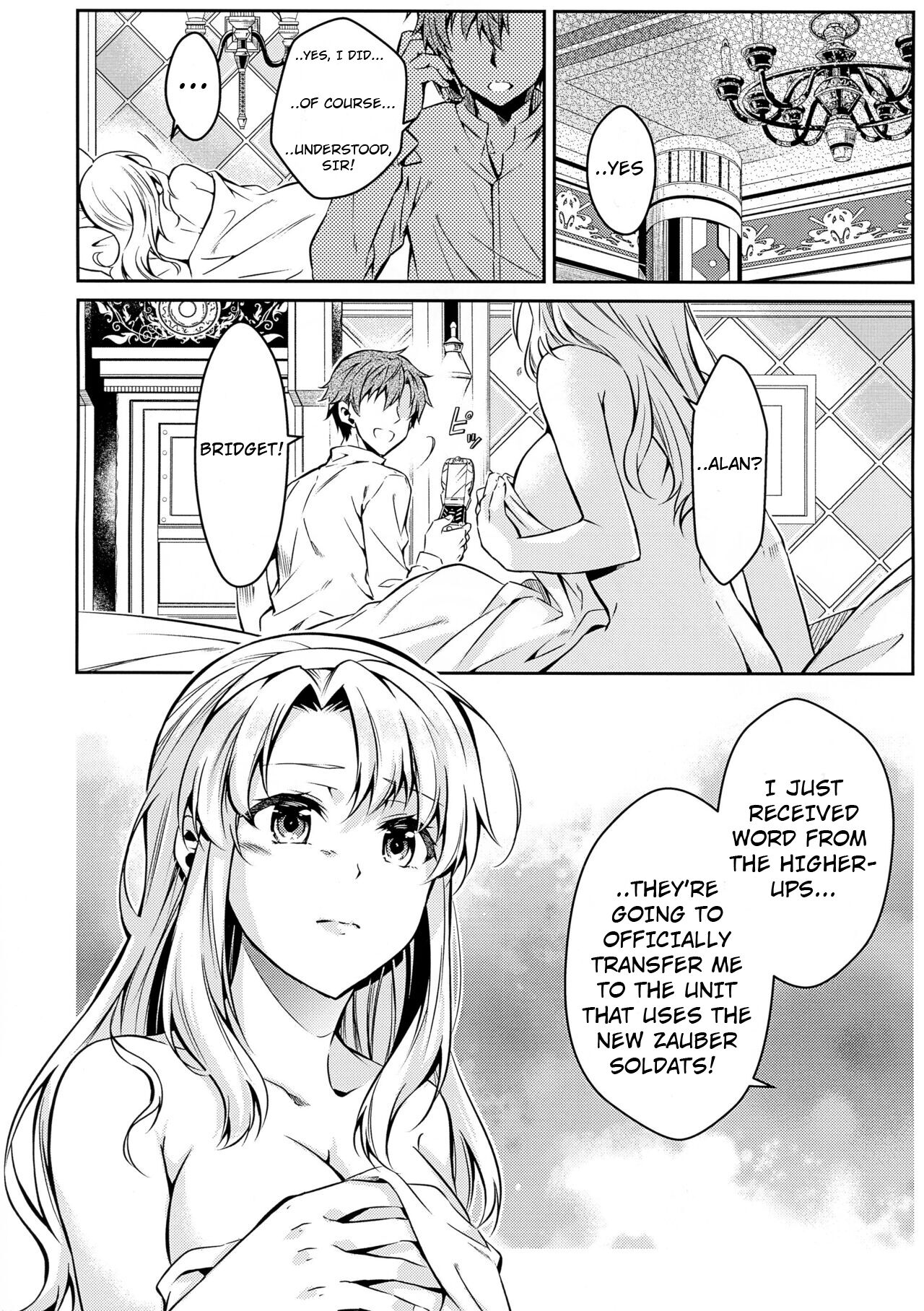 [Sagano Line (Bittsu)]Affection & Blessing ~Alan to Bridget~(The Legend of Heroes: Trails of Cold Steel) [English] [Incomplete] Page 5