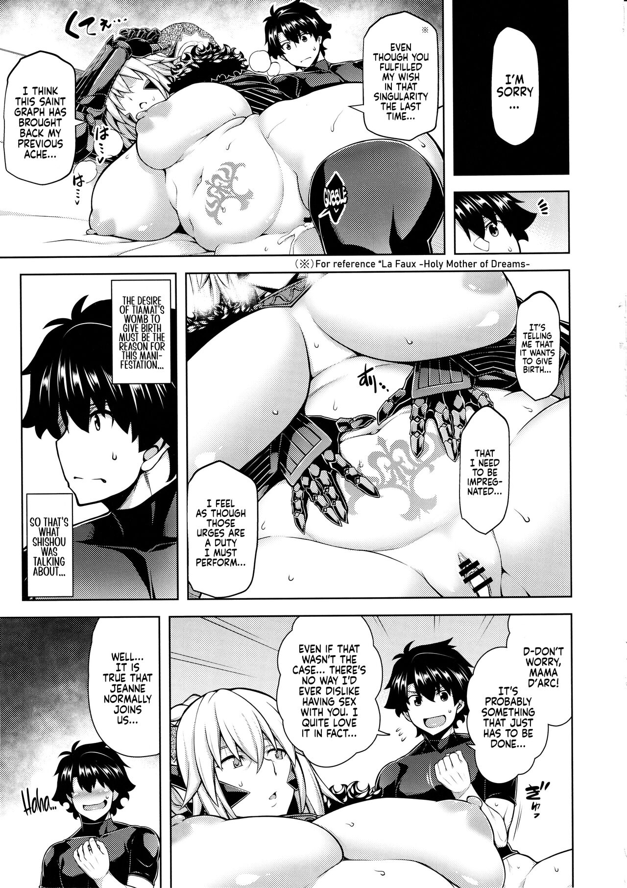 (C103) [STUDIO TIAMAT (TANABE)]La faux -Ryuurin Seibou- | La faux - Holy Mother of Dragon Scales(Fate/Grand Order) [English] [Coffedrug] Page 23
