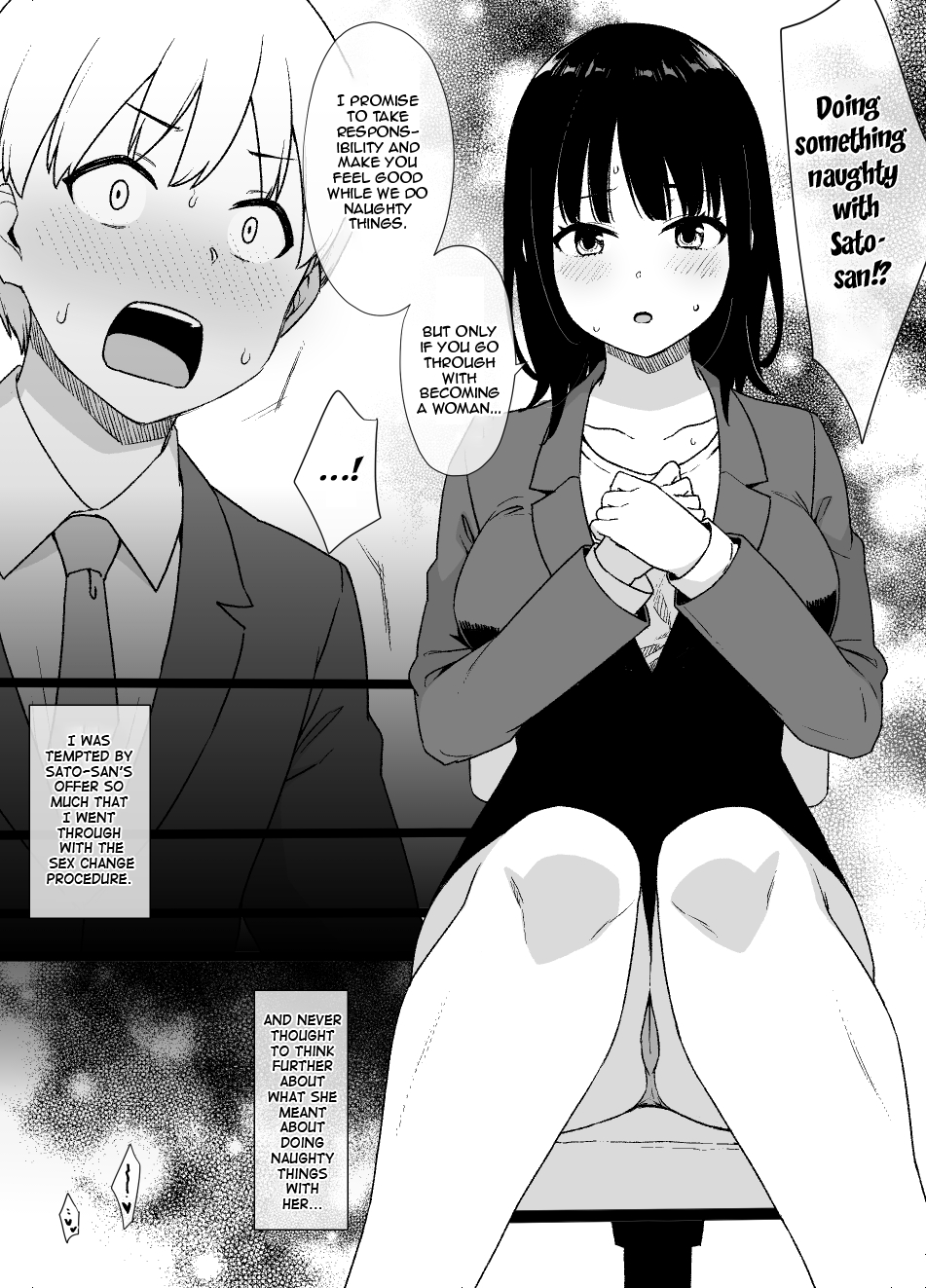 [Kusayarou]Nyotaika Seido no Aru Kaisha | Company with Feminization System[English] Page 3