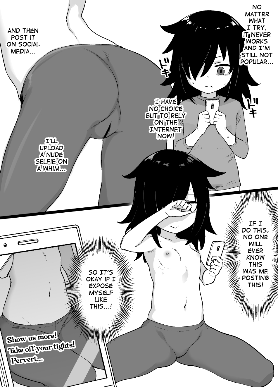 [Kusayarou]Watamote Kuroki Tomoko Bitch-ka Manga | Watamote Tomoko Kuroki Bitchification Manga(Watashi ga Motenai no wa Dou Kangaetemo Omaera ga Warui!) [English] Page 1