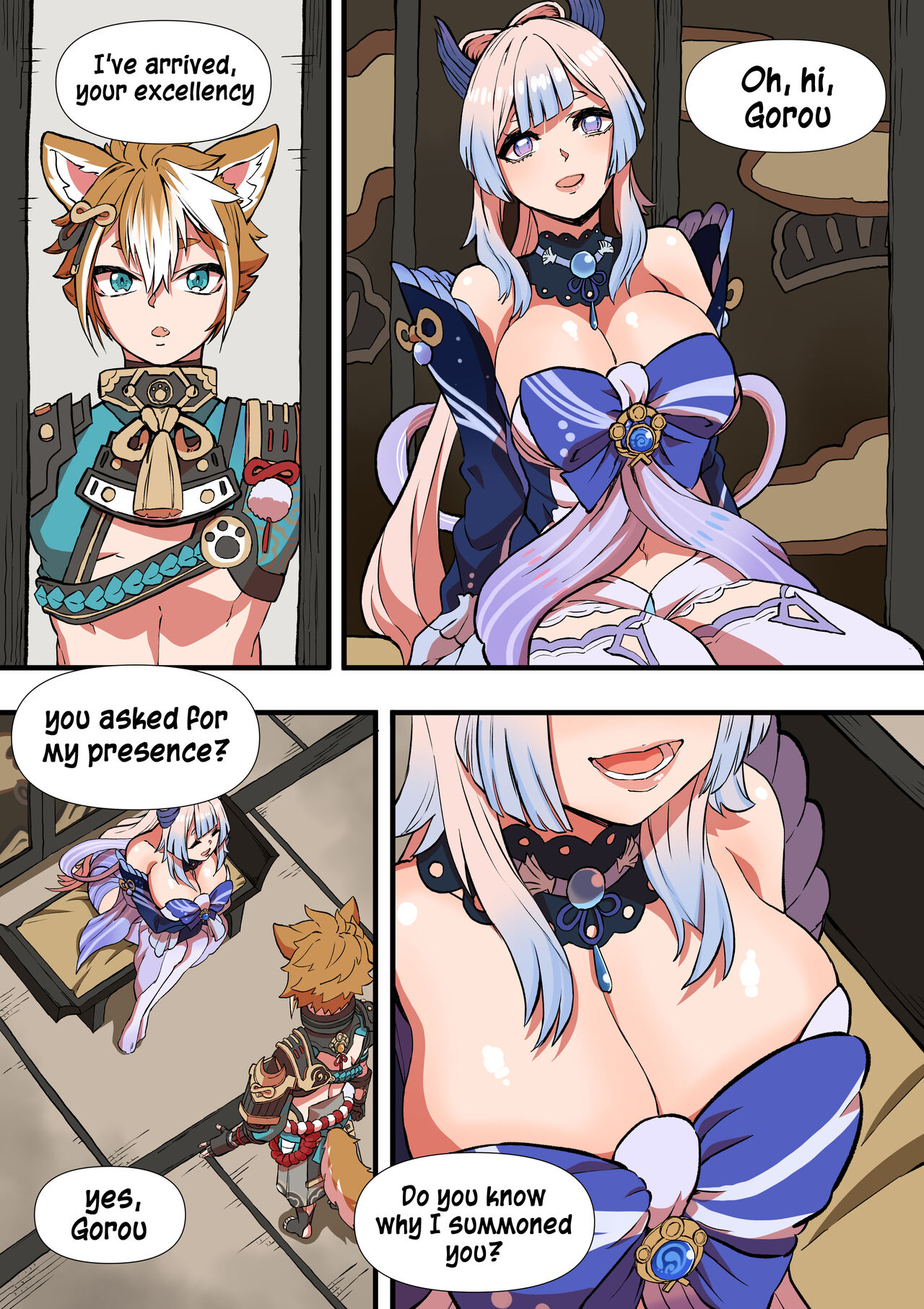 [BLUECANDY]The Gratitude Of Watatsumi Maiden(Genshin Impact) [English] [Decensored] Page 4