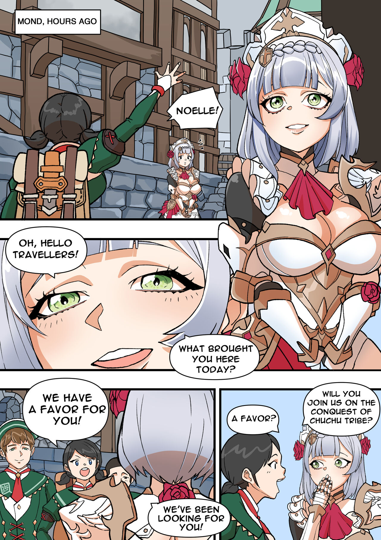 [BLUECANDY]World Mission -An Episode of Noelle-(Genshin Impact) [English] [Decensored] Page 4