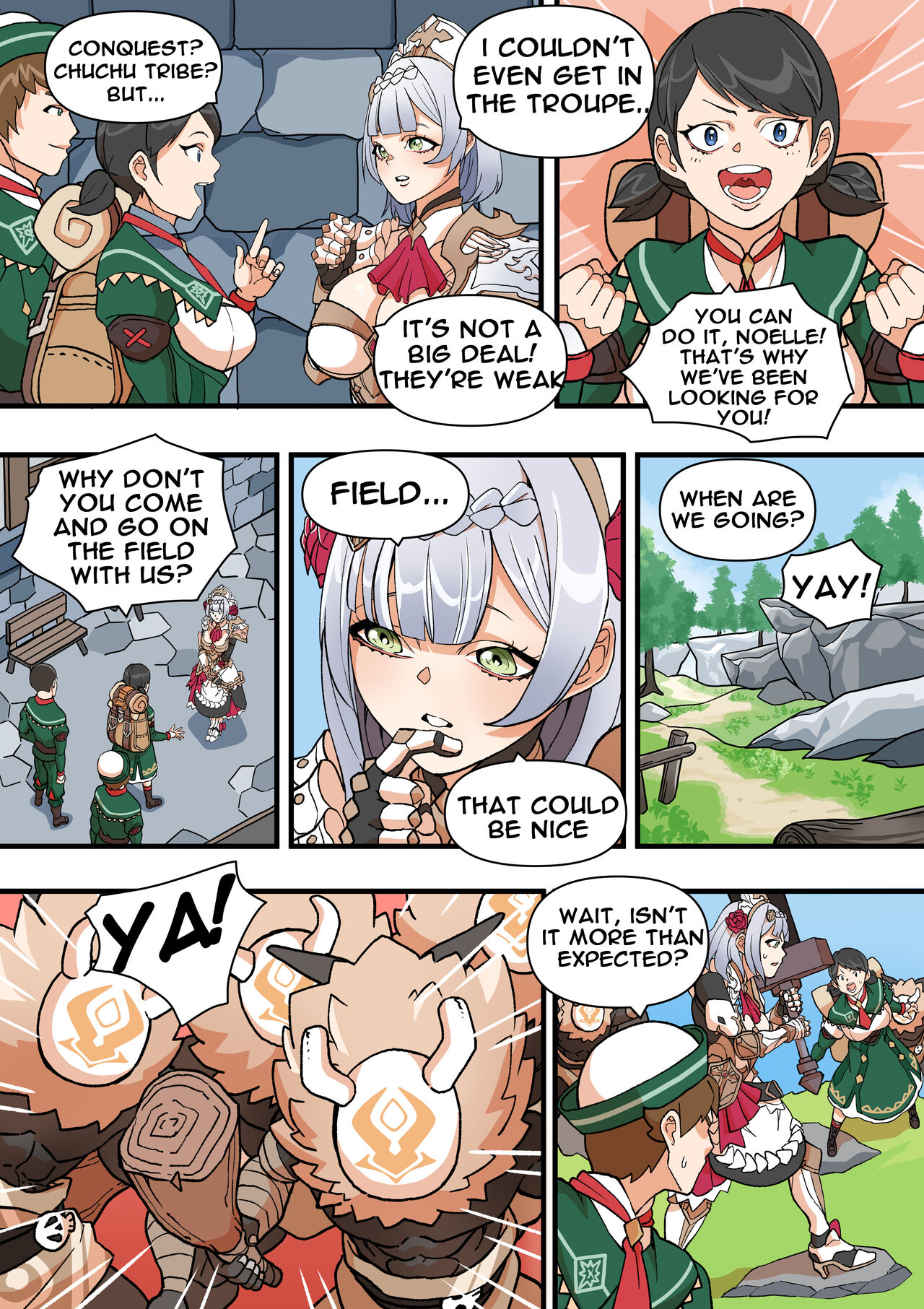 [BLUECANDY]World Mission -An Episode of Noelle-(Genshin Impact) [English] [Decensored] Page 5