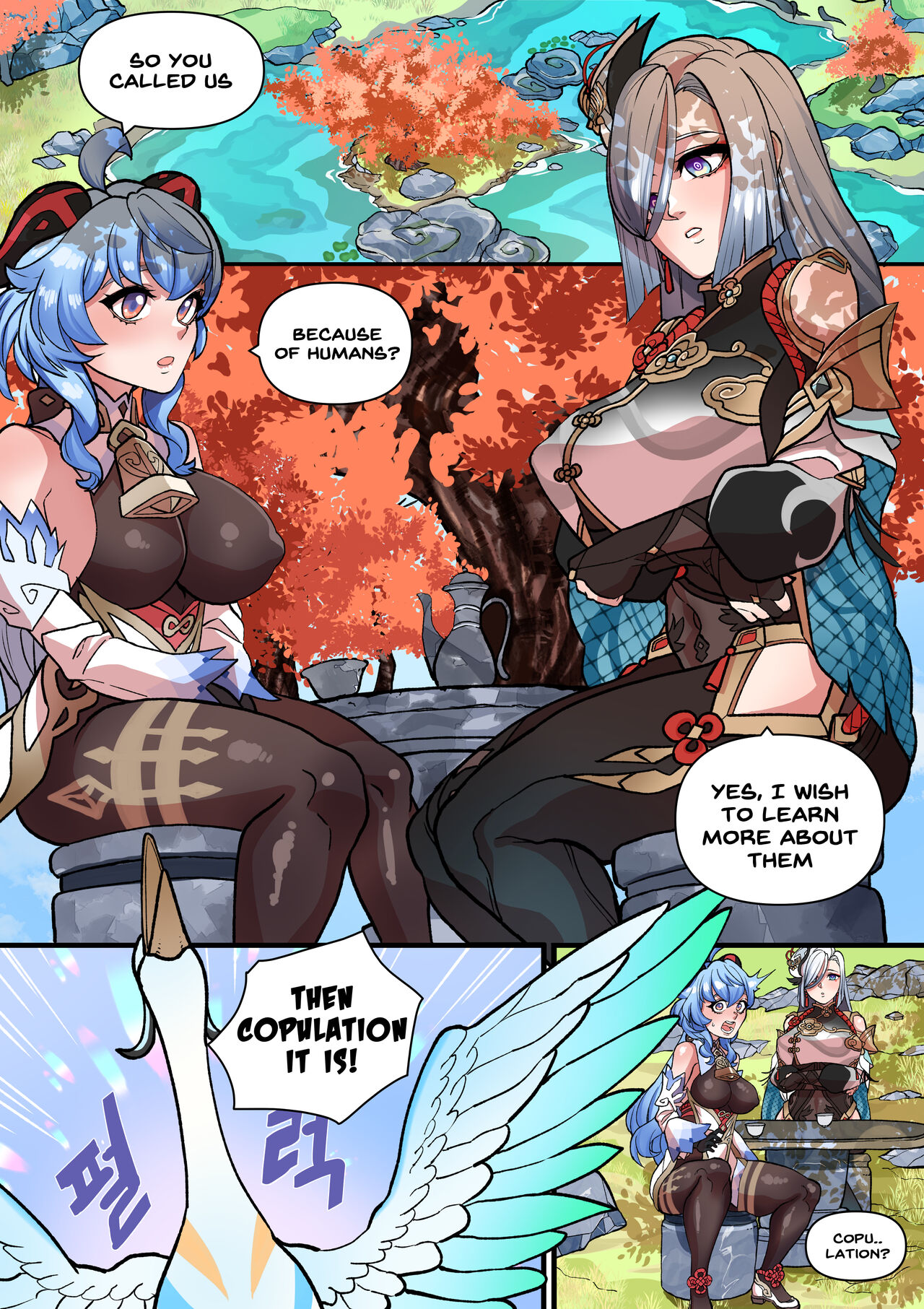 [BLUECANDY]The Way She Understands(Genshin Impact) [English] [Decensored] Page 2