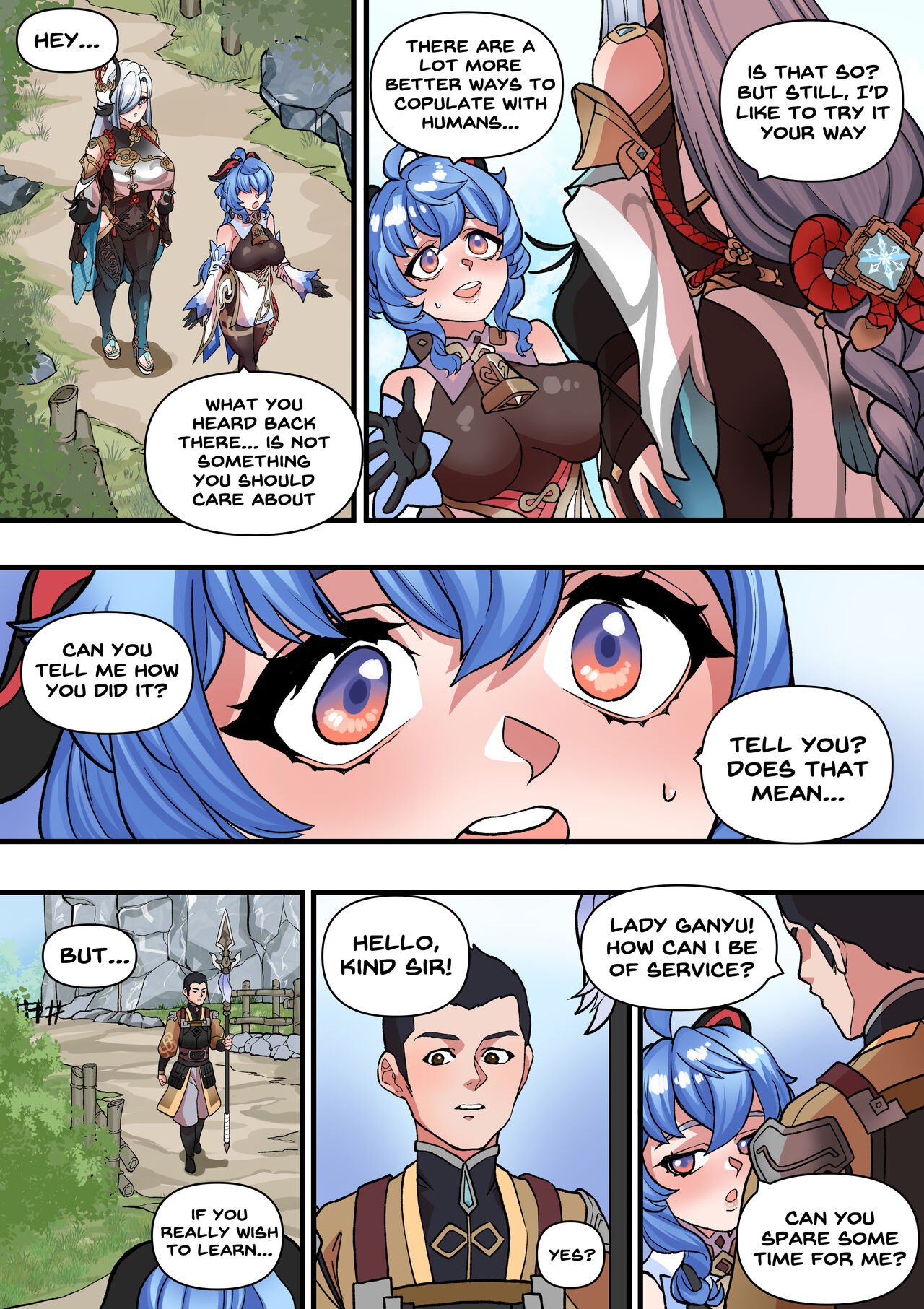 [BLUECANDY]The Way She Understands(Genshin Impact) [English] [Decensored] Page 4