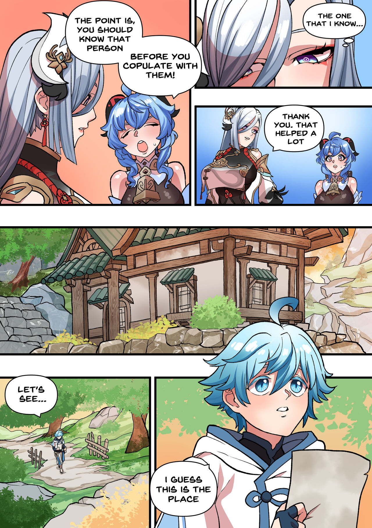 [BLUECANDY]The Way She Understands(Genshin Impact) [English] [Decensored] Page 8