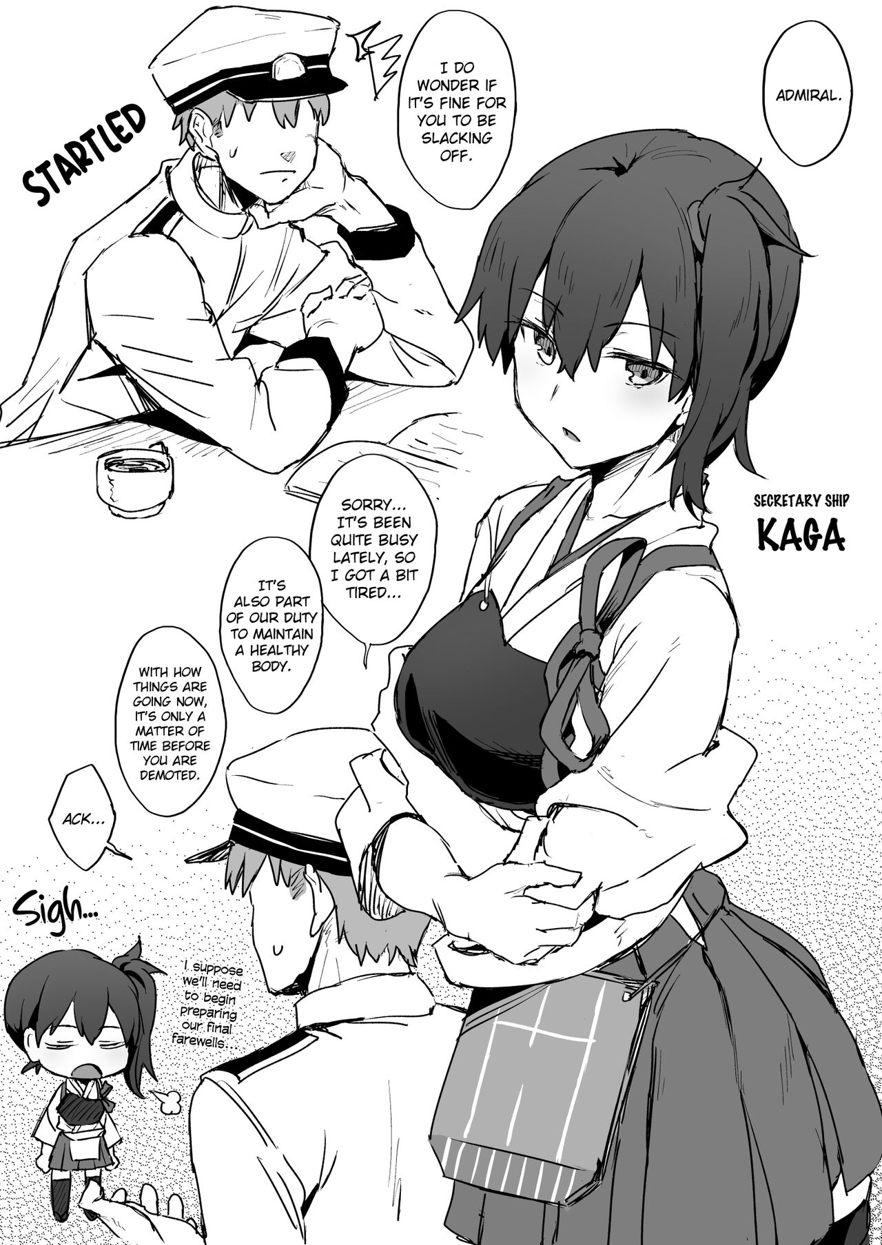 [Hoshicha]Oshioki Onemuri Kaga-san(Kantai Collection -KanColle-) [English] Page 2