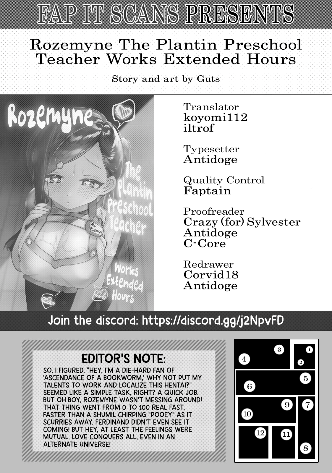 (to infinity 3) [Sirisiri Denbu Club (Guts no Kani)]Plantin Hoikuen Rosemain Sensei no Yoru no Enchou Hoiku | Rozemyne The Plantin Preschool Teacher Works Extended Hours(Honzuki no Gekokujou) [English] [Fap It Scans] Page 11