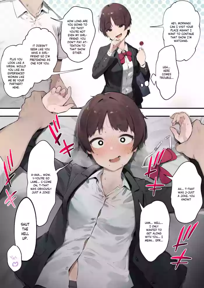 [Nigiri Usagi]Urusai Kouhai o Oshitao Shitara Otonashiku Natta Hanashi | My Annoying Kouhai Became Docile When I Pinned Her Down[English] [flowerswamp] [Colorized] [Satansoft]