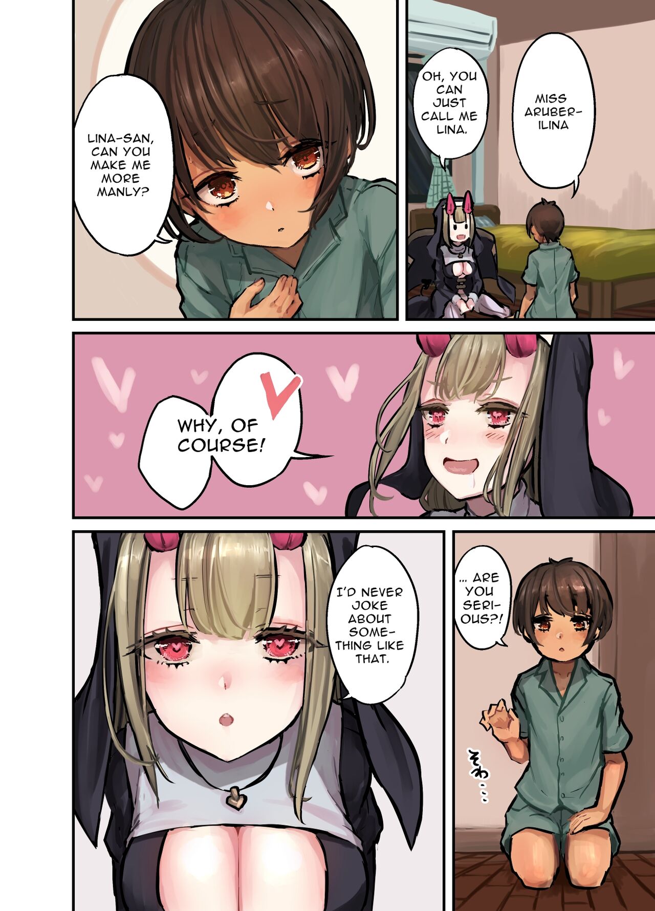 [Hamemie-tei (Sokumaru)]Konban wa Sister Succubus - EVENING. SISTER SUCCUBUS. | Tonight Is Succubus Nun[English] [RWfuta] [Digital] Page 5
